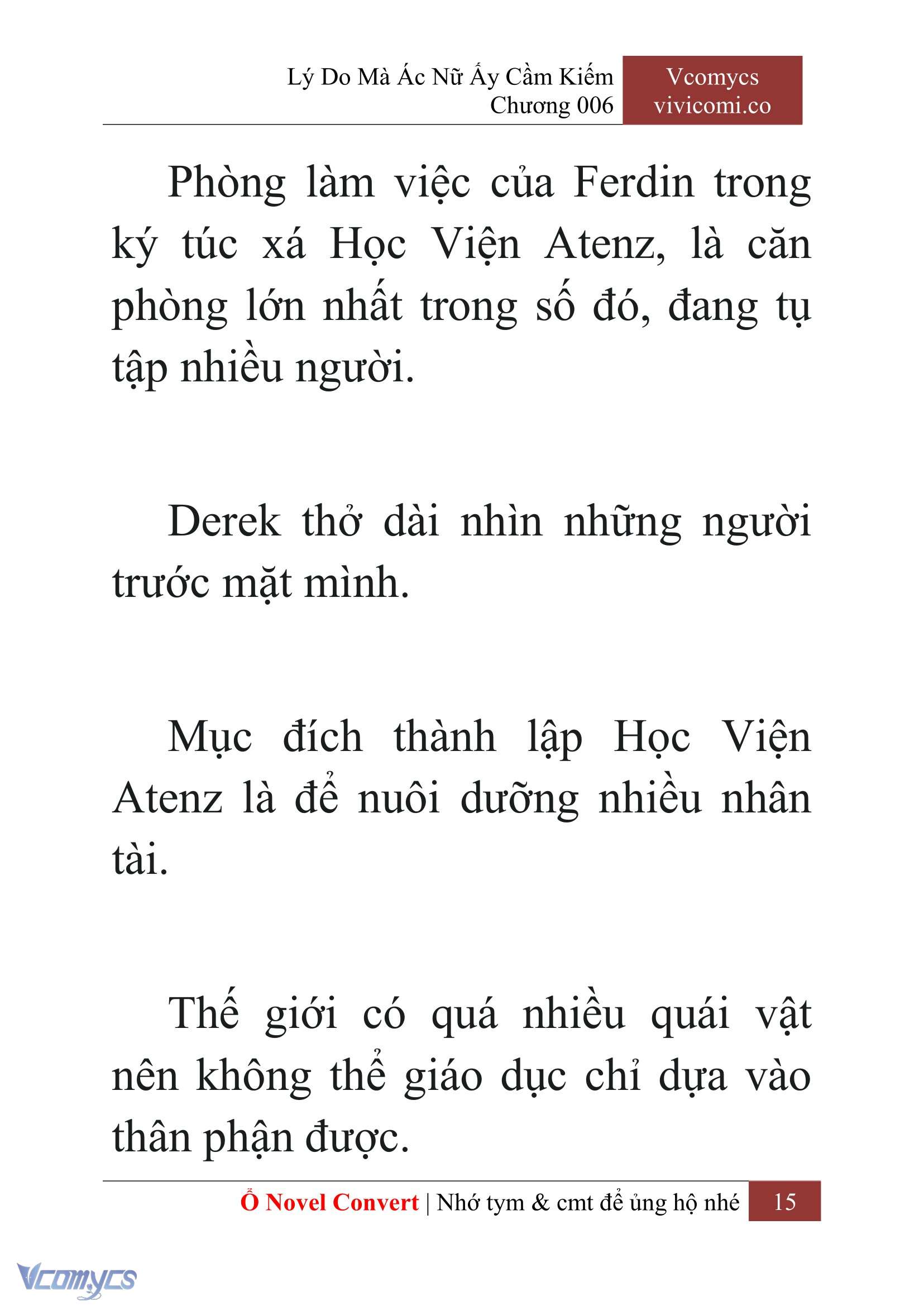 [Novel] Lý Do Mà Ác Nữ Ấy Cầm Kiếm Chapter 6 - Trang 2