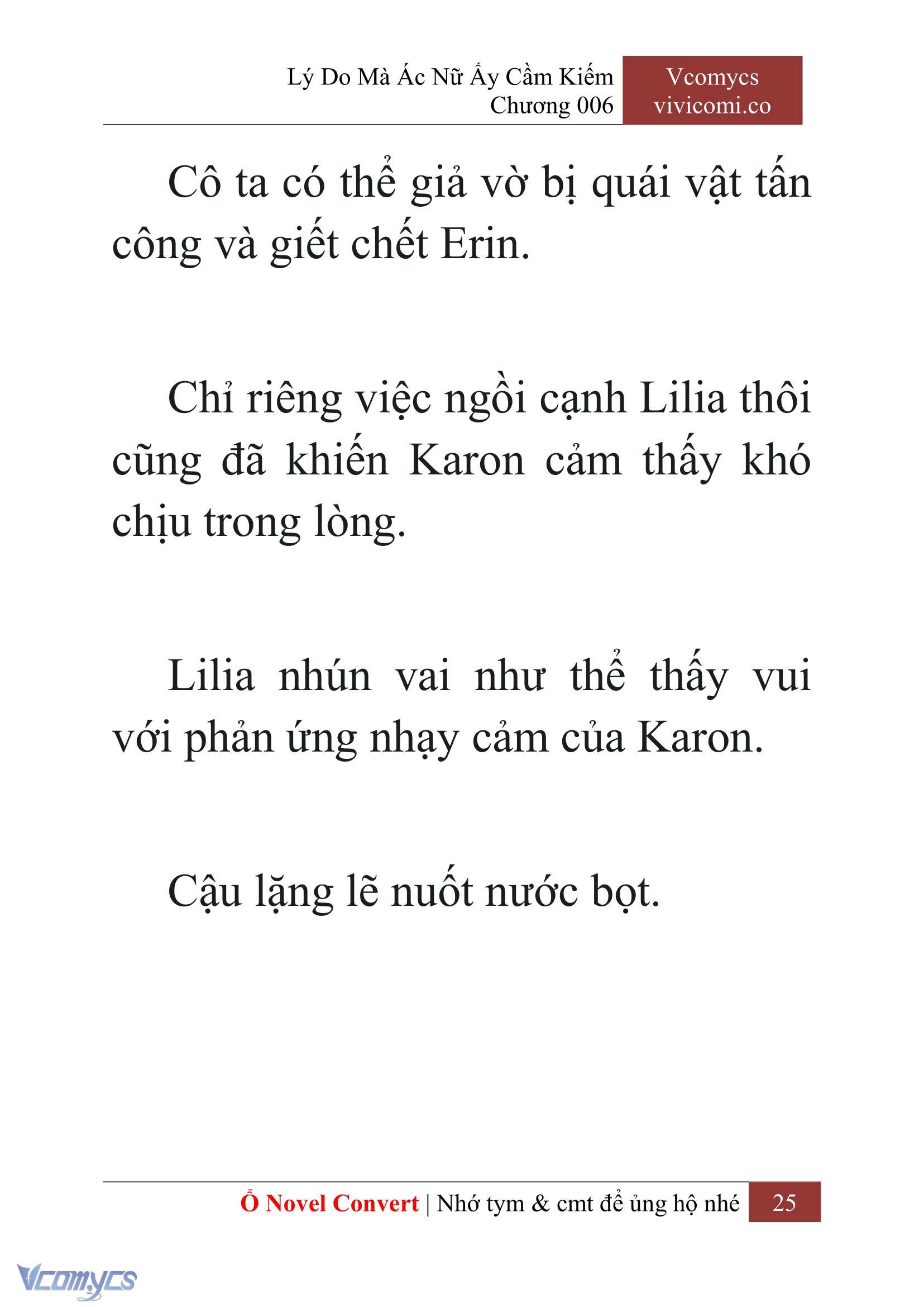 [Novel] Lý Do Mà Ác Nữ Ấy Cầm Kiếm Chapter 6 - Trang 2