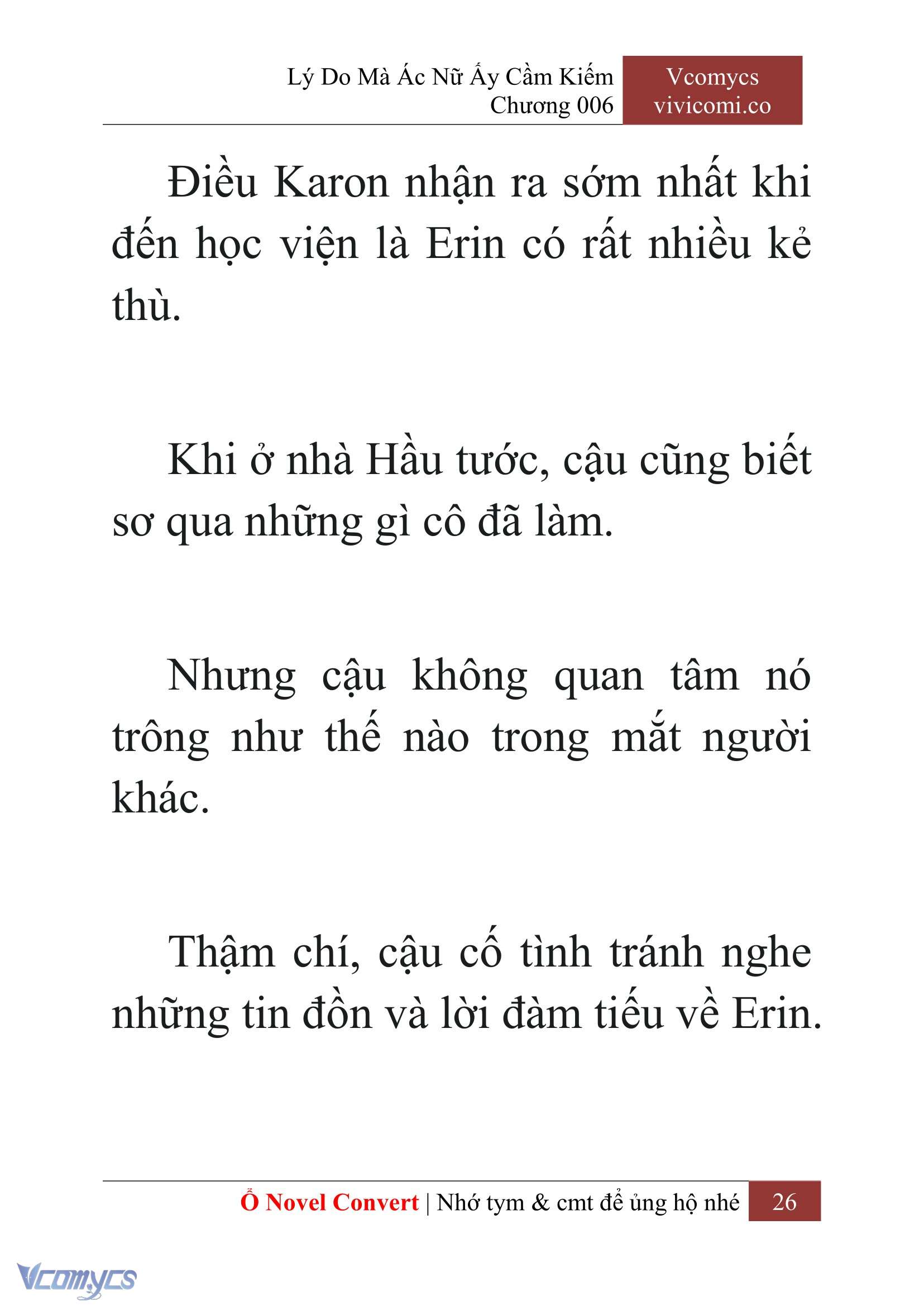 [Novel] Lý Do Mà Ác Nữ Ấy Cầm Kiếm Chapter 6 - Trang 2