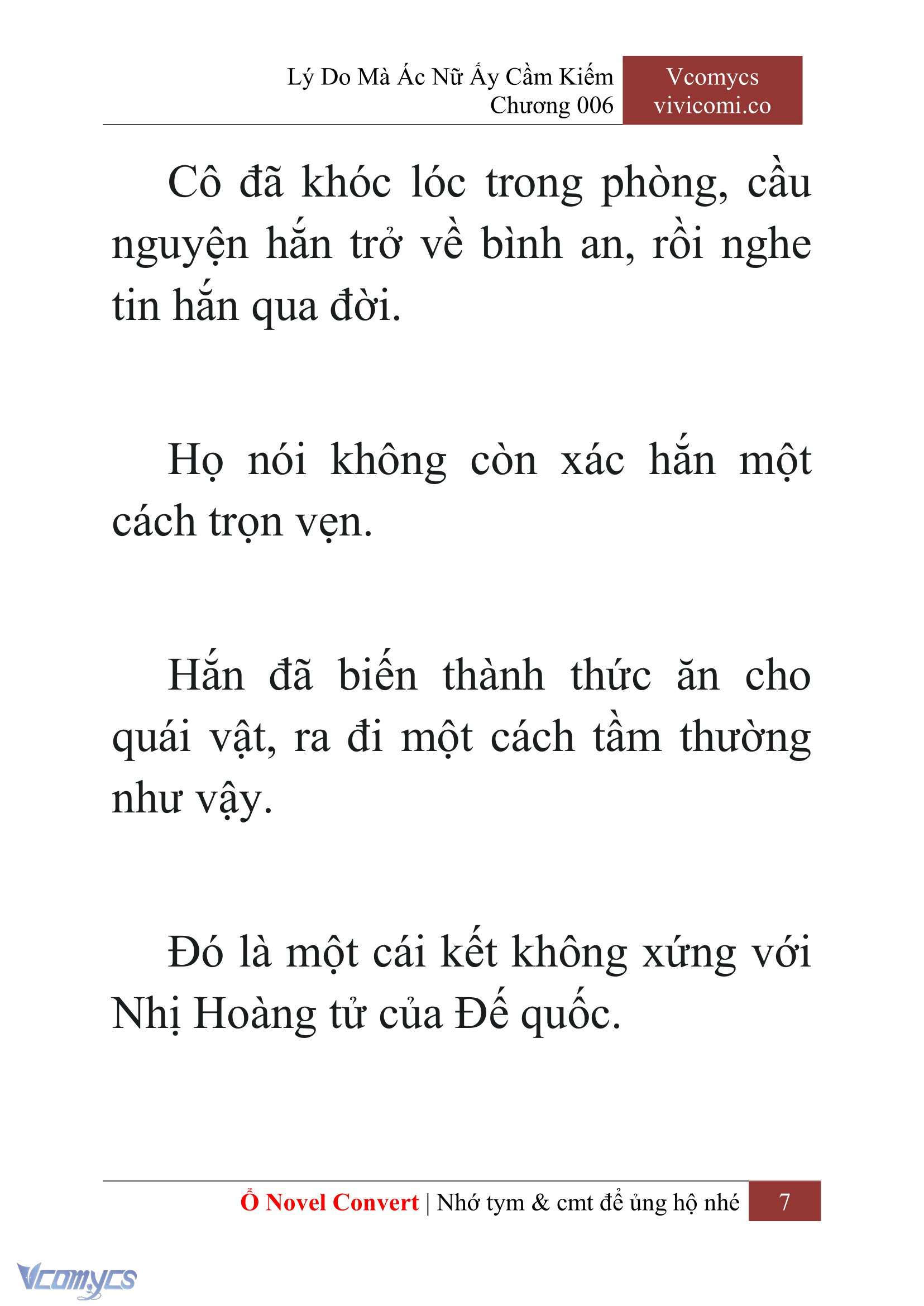 [Novel] Lý Do Mà Ác Nữ Ấy Cầm Kiếm Chapter 6 - Trang 2
