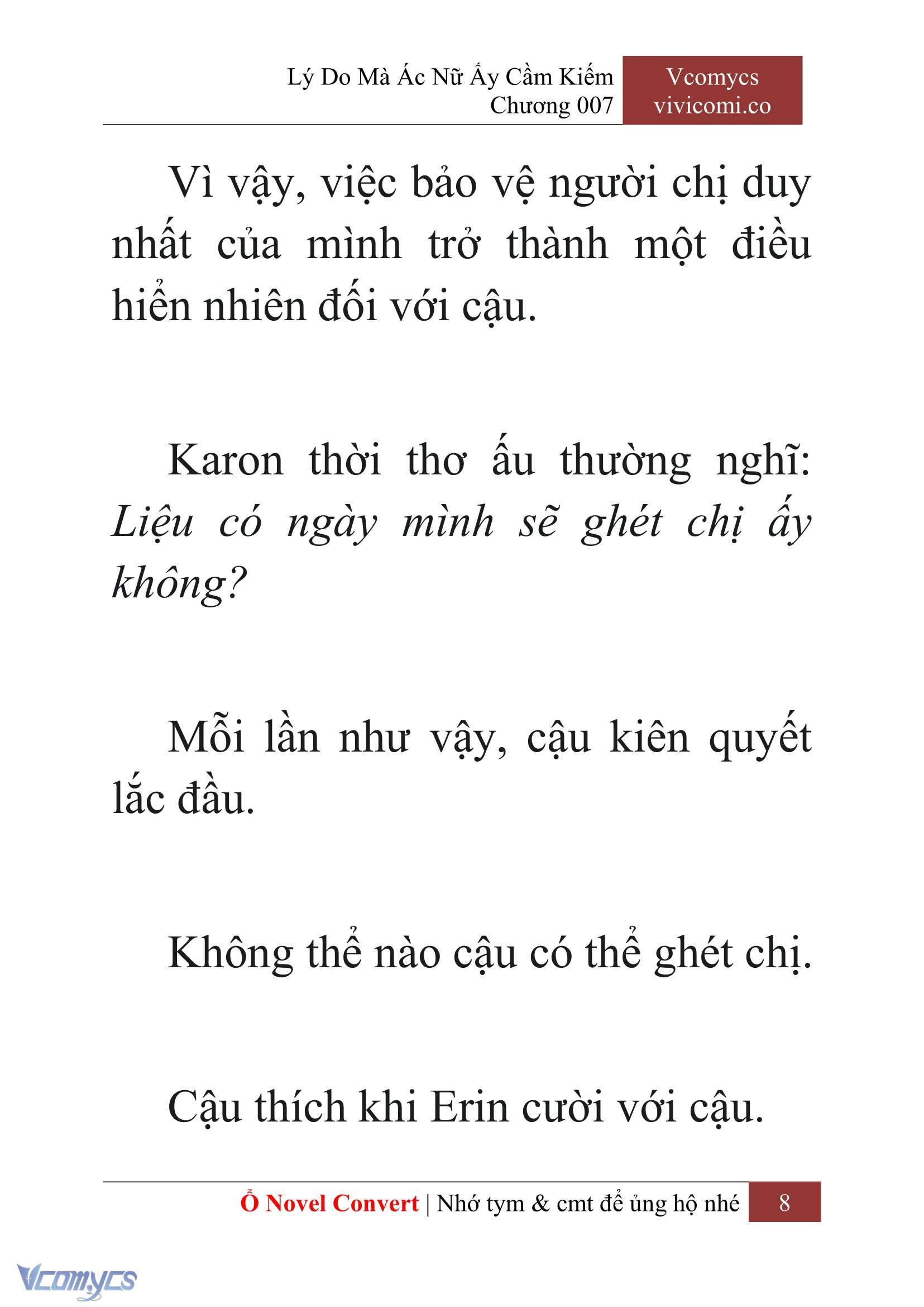 [Novel] Lý Do Mà Ác Nữ Ấy Cầm Kiếm Chapter 7 - Trang 2