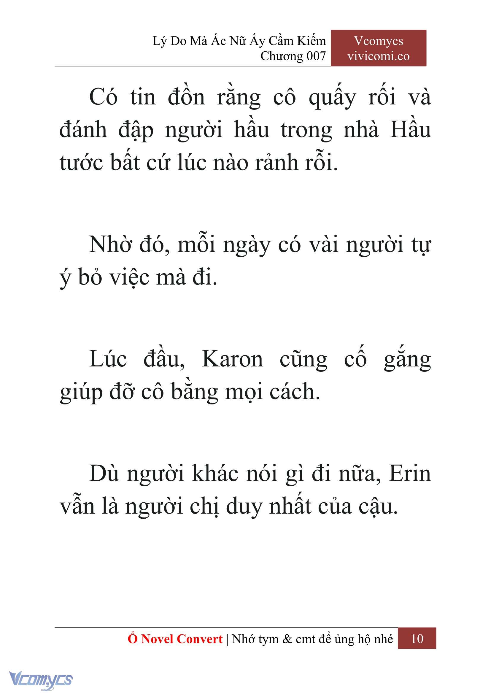[Novel] Lý Do Mà Ác Nữ Ấy Cầm Kiếm Chapter 7 - Trang 2