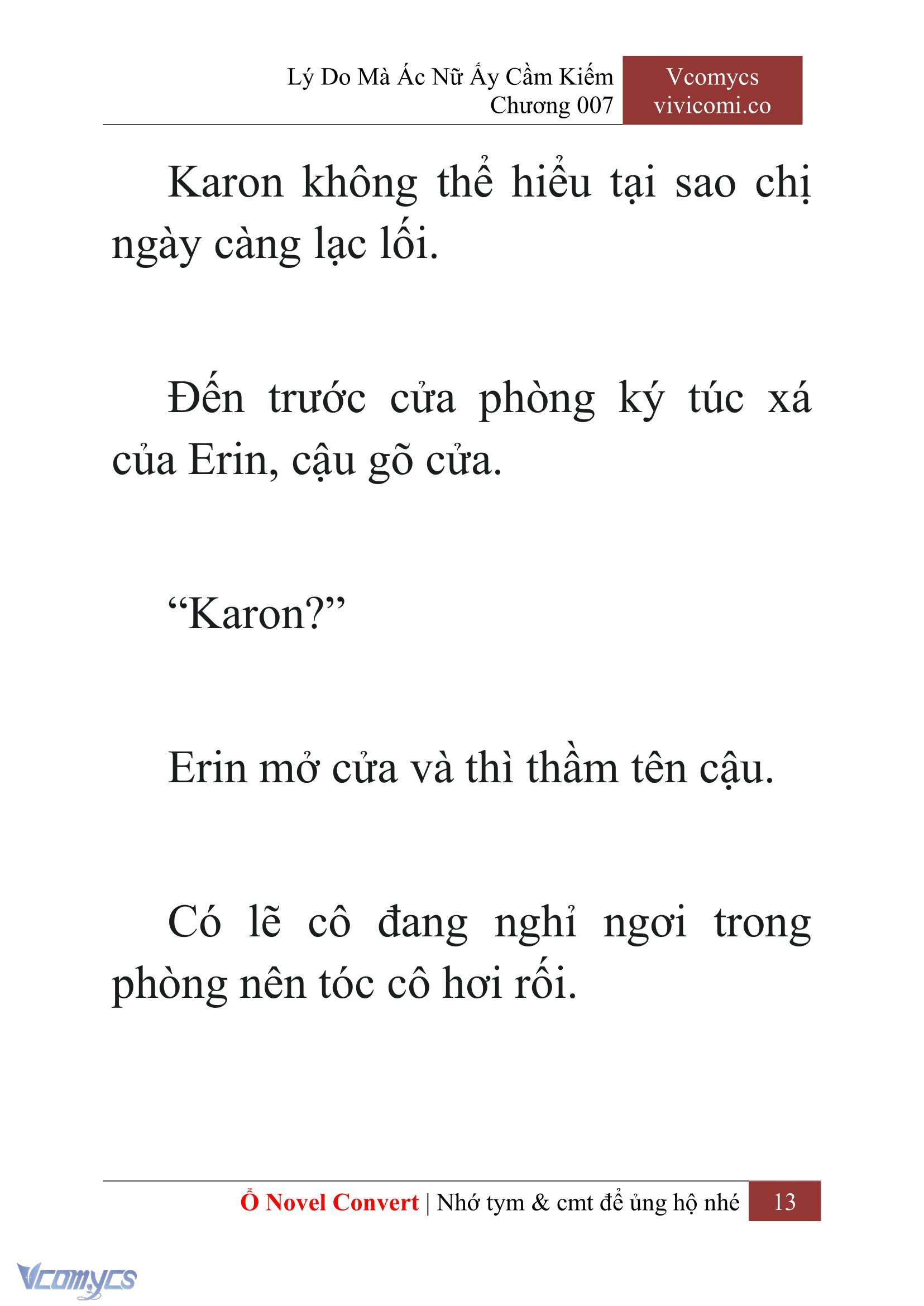 [Novel] Lý Do Mà Ác Nữ Ấy Cầm Kiếm Chapter 7 - Trang 2
