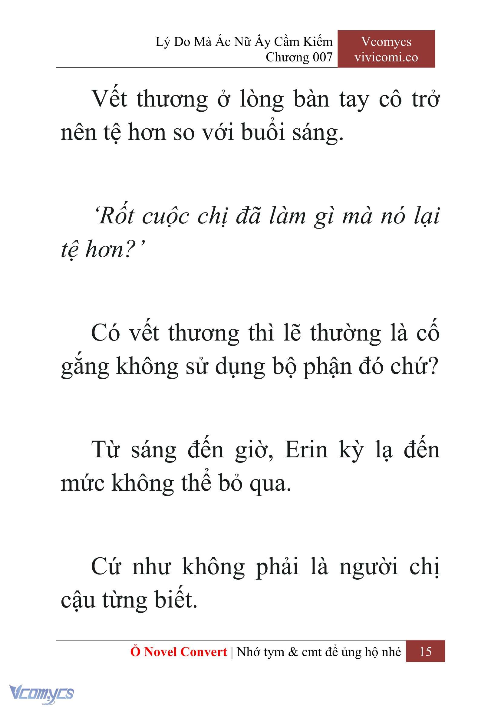 [Novel] Lý Do Mà Ác Nữ Ấy Cầm Kiếm Chapter 7 - Trang 2