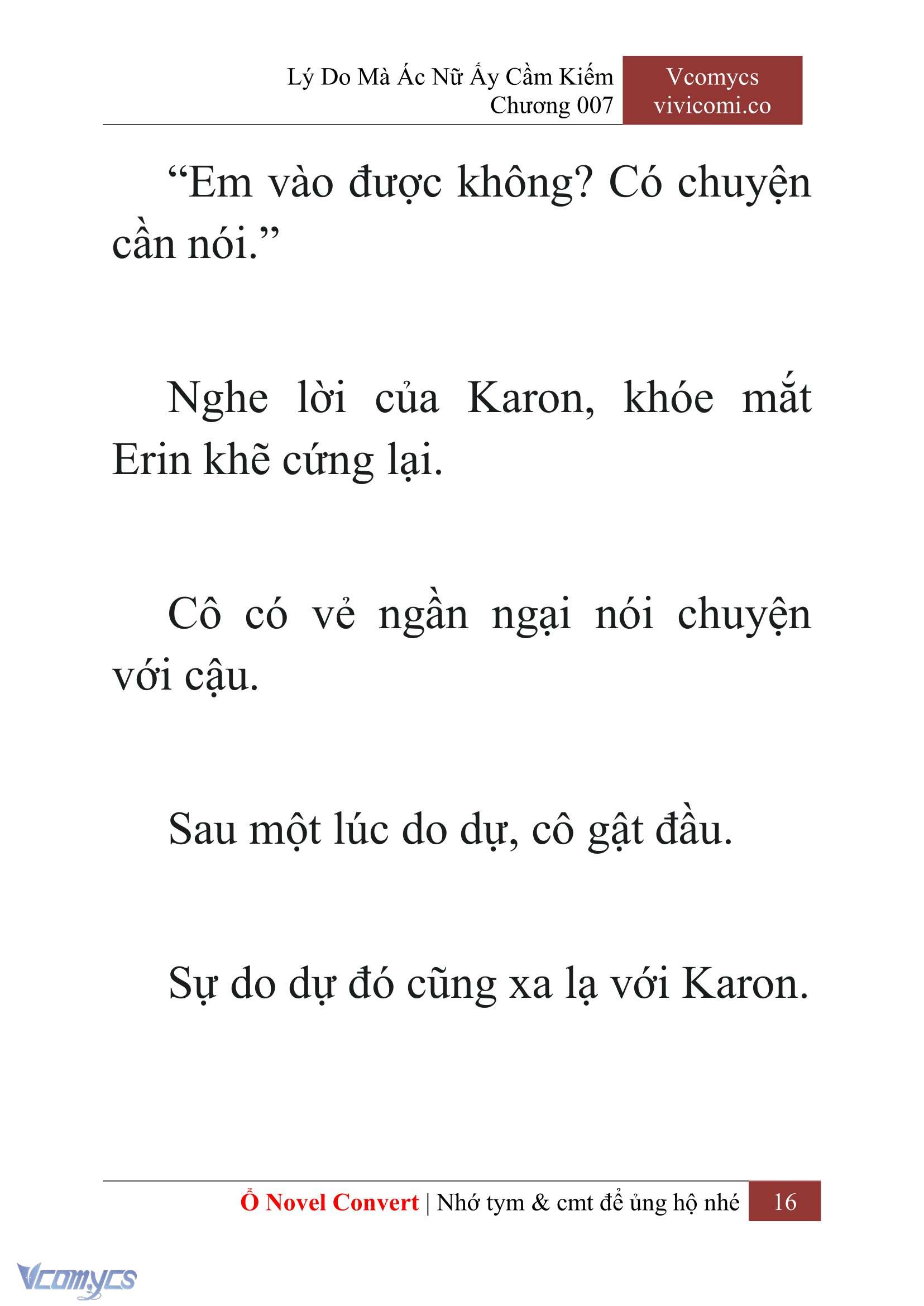 [Novel] Lý Do Mà Ác Nữ Ấy Cầm Kiếm Chapter 7 - Trang 2