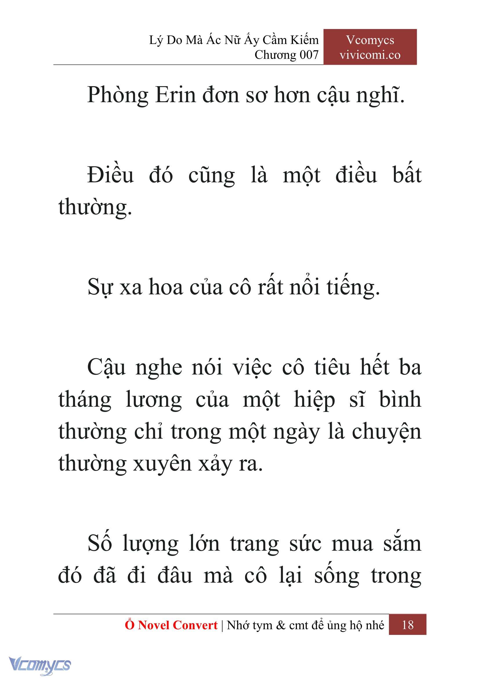[Novel] Lý Do Mà Ác Nữ Ấy Cầm Kiếm Chapter 7 - Trang 2