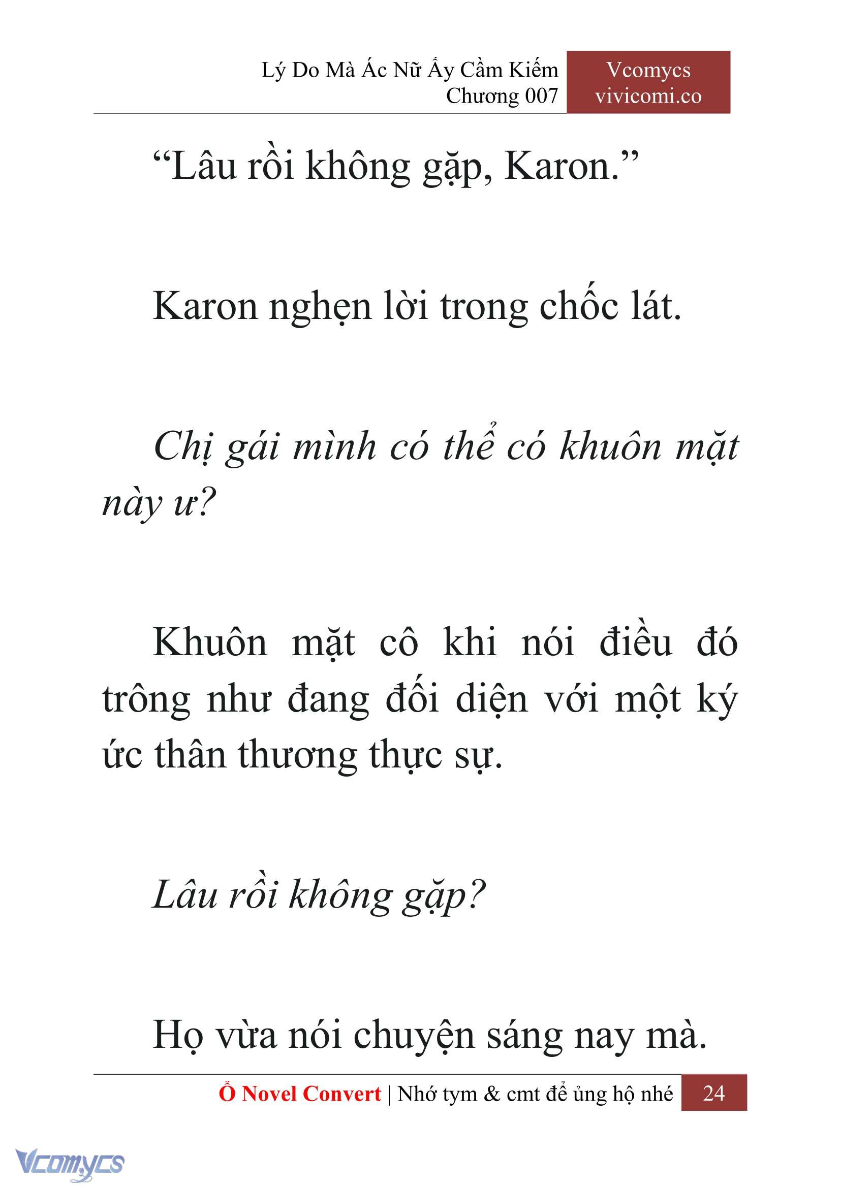 [Novel] Lý Do Mà Ác Nữ Ấy Cầm Kiếm Chapter 7 - Trang 2