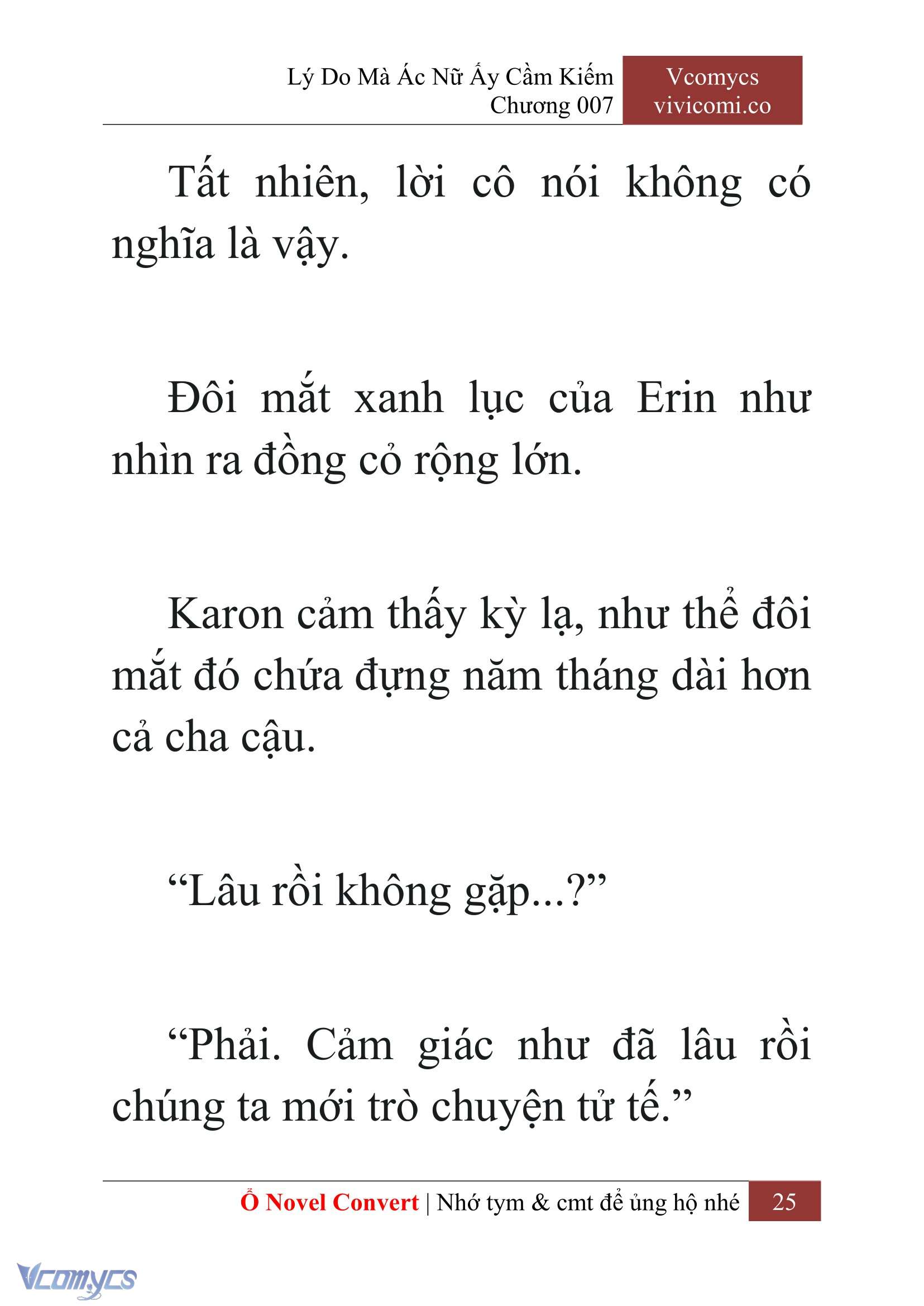 [Novel] Lý Do Mà Ác Nữ Ấy Cầm Kiếm Chapter 7 - Trang 2