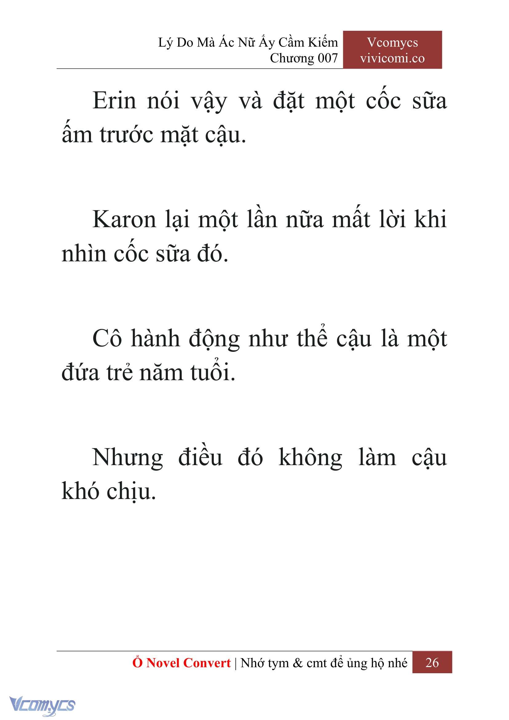[Novel] Lý Do Mà Ác Nữ Ấy Cầm Kiếm Chapter 7 - Trang 2