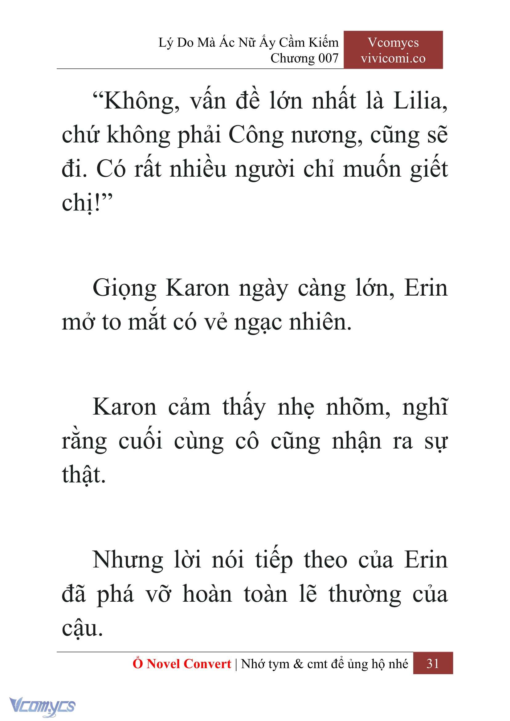 [Novel] Lý Do Mà Ác Nữ Ấy Cầm Kiếm Chapter 7 - Trang 2