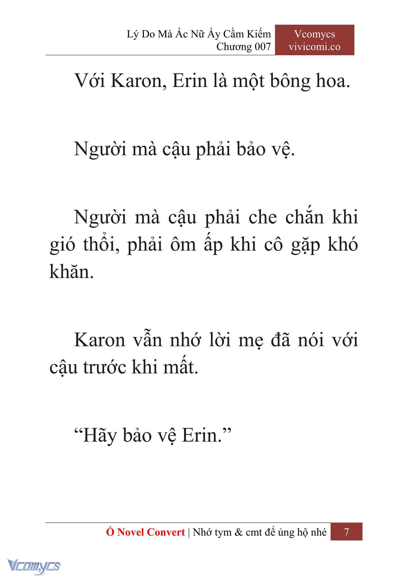 [Novel] Lý Do Mà Ác Nữ Ấy Cầm Kiếm Chapter 7 - Trang 2