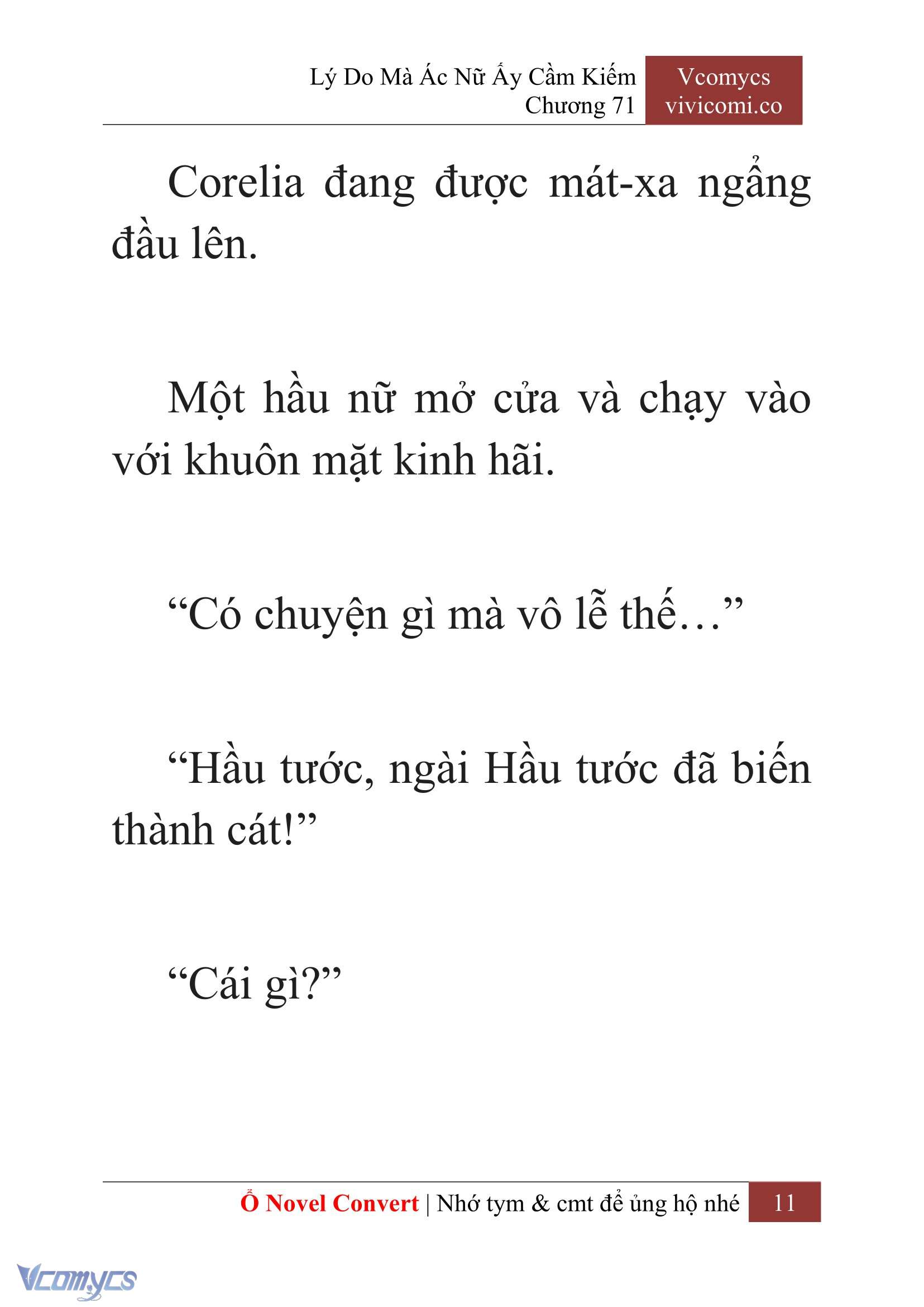 [Novel] Lý Do Mà Ác Nữ Ấy Cầm Kiếm Chapter 71 - Trang 2