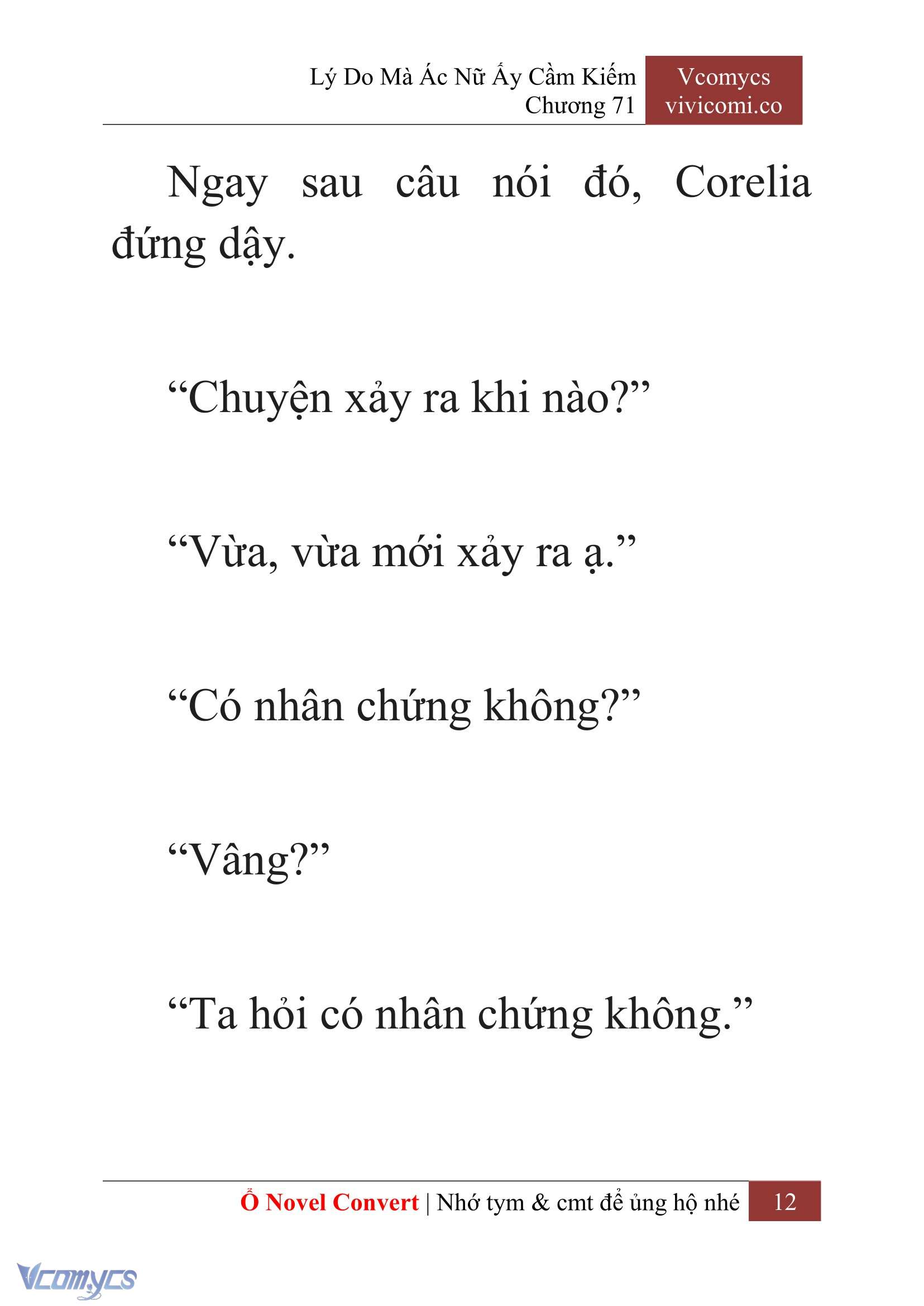 [Novel] Lý Do Mà Ác Nữ Ấy Cầm Kiếm Chapter 71 - Trang 2