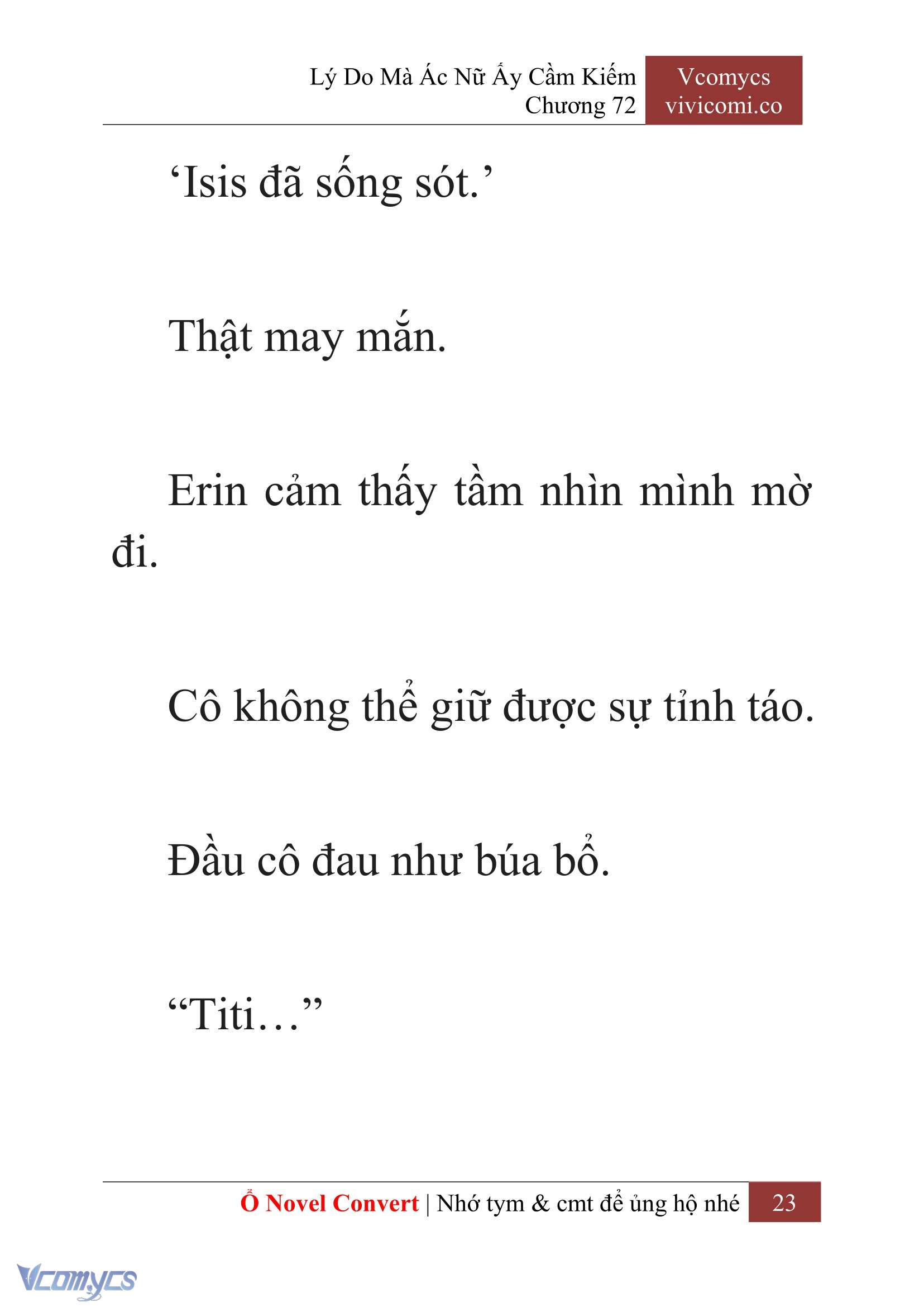 [Novel] Lý Do Mà Ác Nữ Ấy Cầm Kiếm Chapter 72 - Trang 2