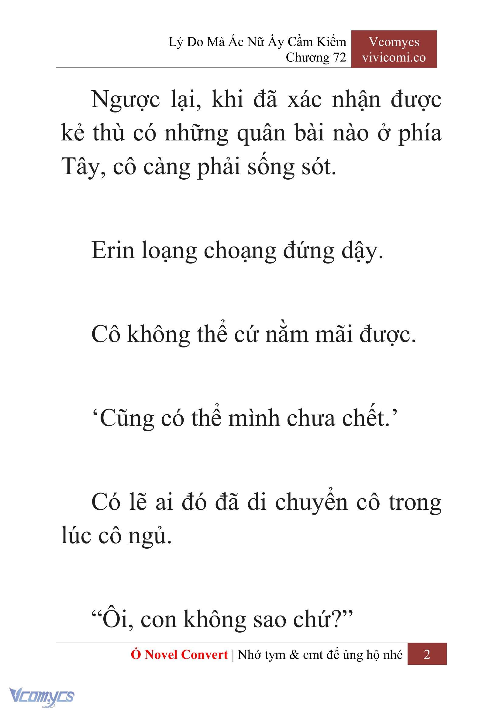 [Novel] Lý Do Mà Ác Nữ Ấy Cầm Kiếm Chapter 72 - Trang 2