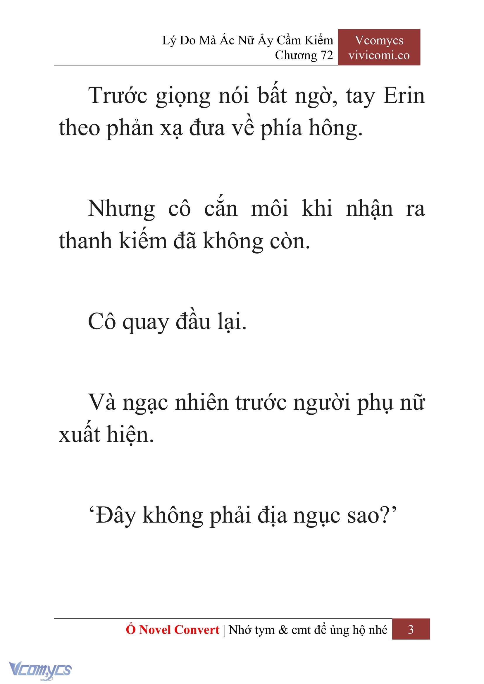 [Novel] Lý Do Mà Ác Nữ Ấy Cầm Kiếm Chapter 72 - Trang 2