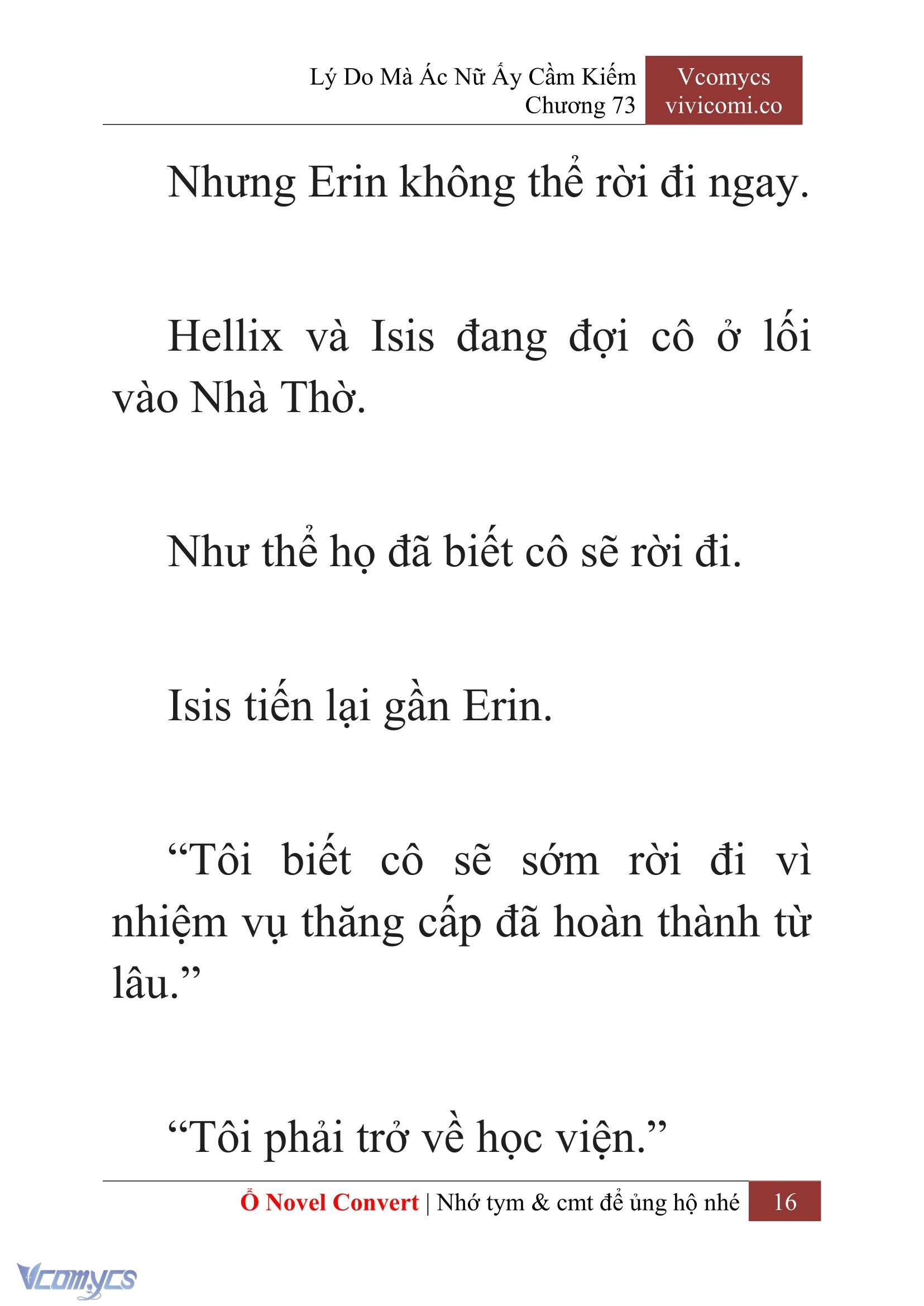 [Novel] Lý Do Mà Ác Nữ Ấy Cầm Kiếm Chapter 73 - Trang 2