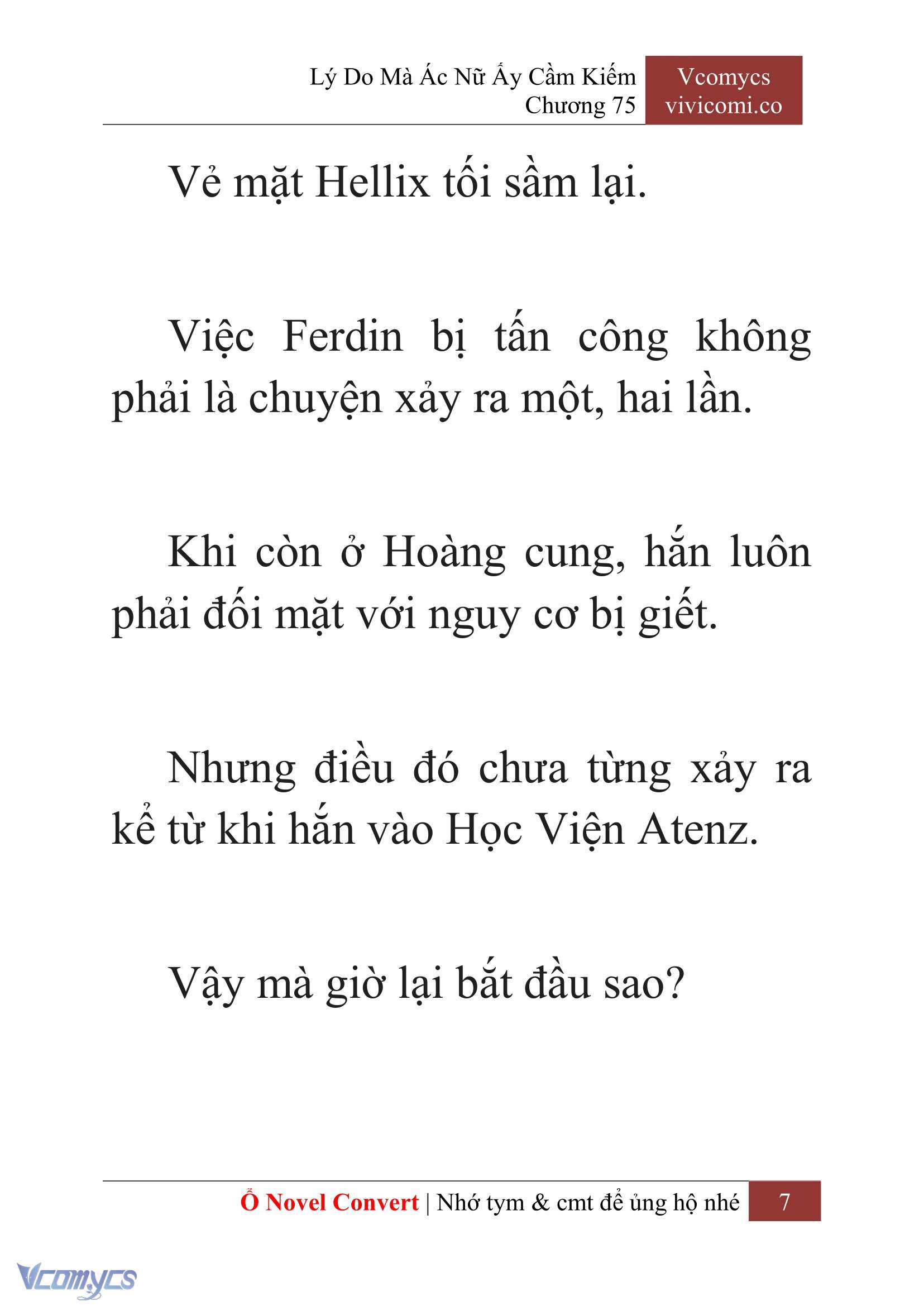 [Novel] Lý Do Mà Ác Nữ Ấy Cầm Kiếm Chapter 75 - Trang 2