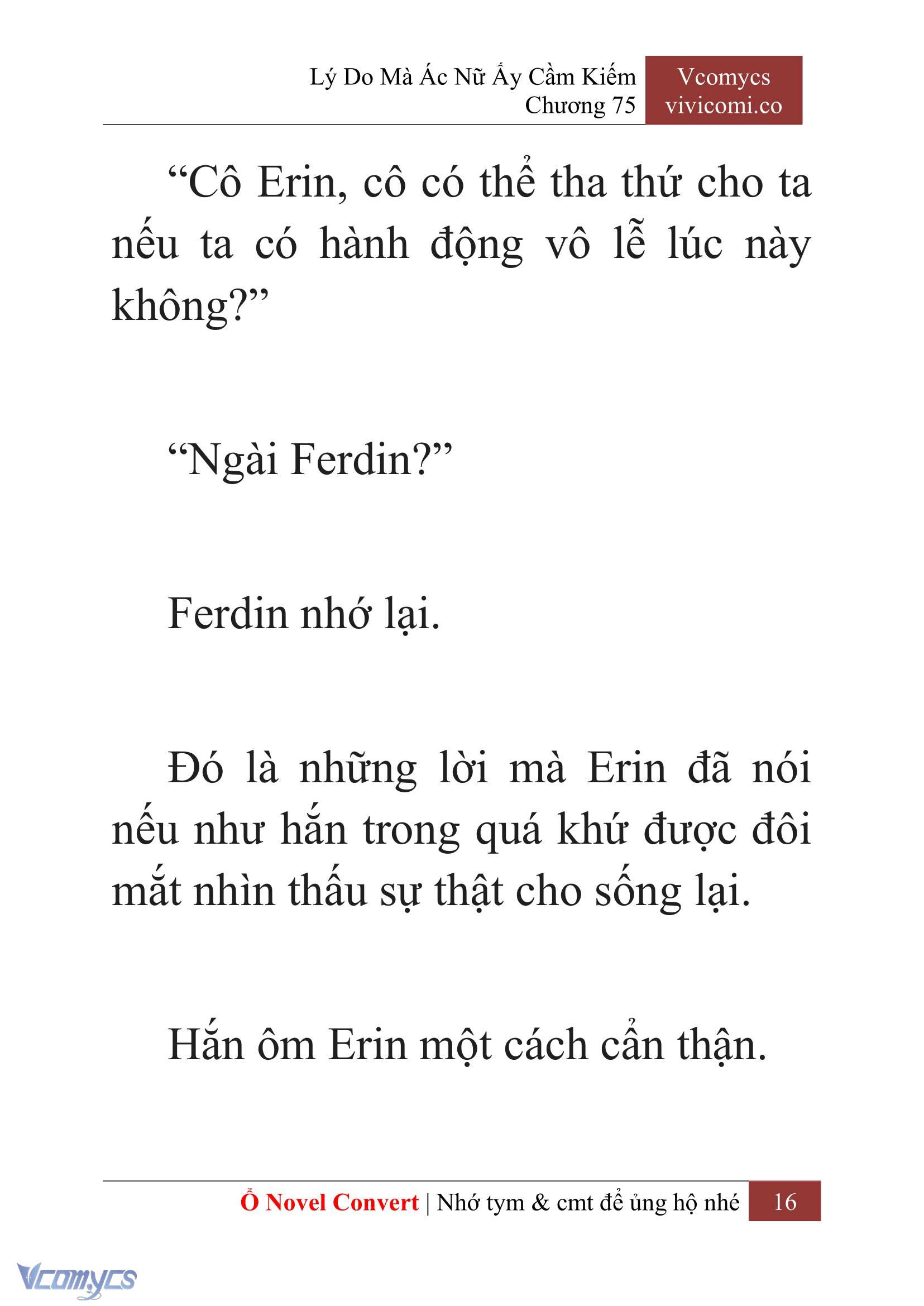 [Novel] Lý Do Mà Ác Nữ Ấy Cầm Kiếm Chapter 75 - Trang 2