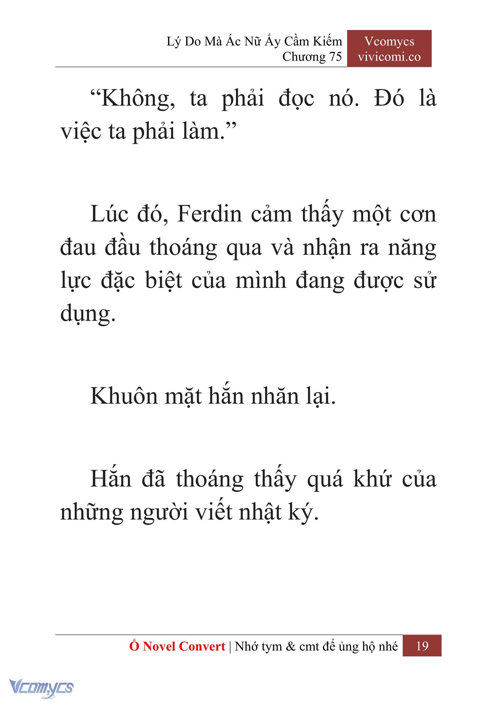 [Novel] Lý Do Mà Ác Nữ Ấy Cầm Kiếm Chapter 75 - Trang 2