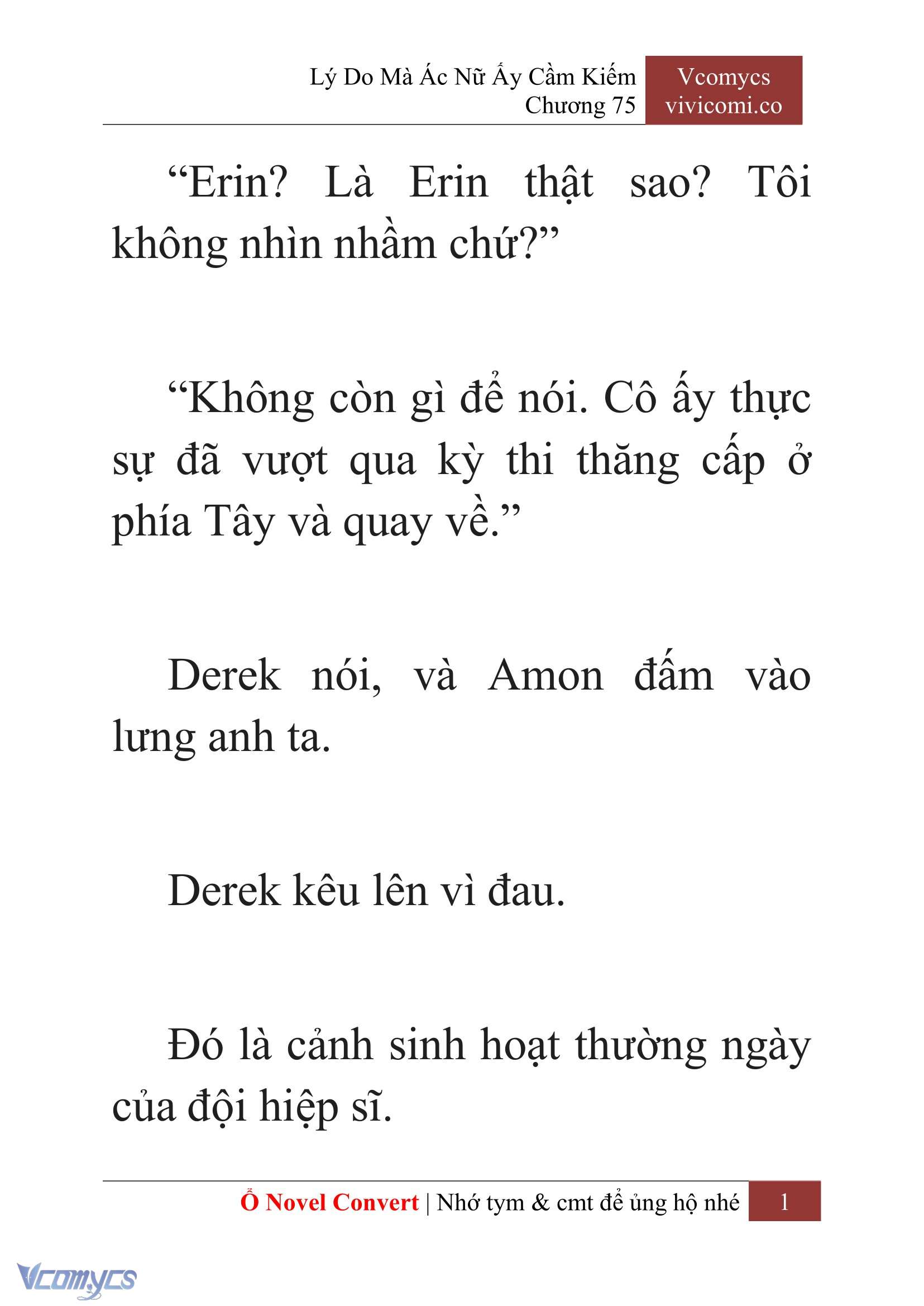 [Novel] Lý Do Mà Ác Nữ Ấy Cầm Kiếm Chapter 75 - Trang 2