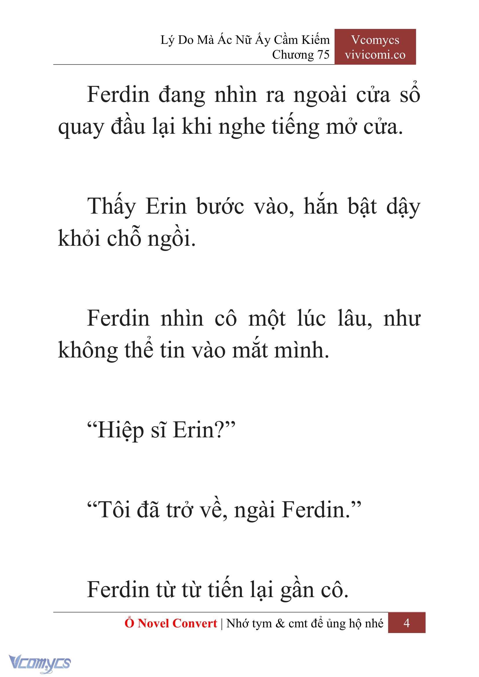 [Novel] Lý Do Mà Ác Nữ Ấy Cầm Kiếm Chapter 75 - Trang 2