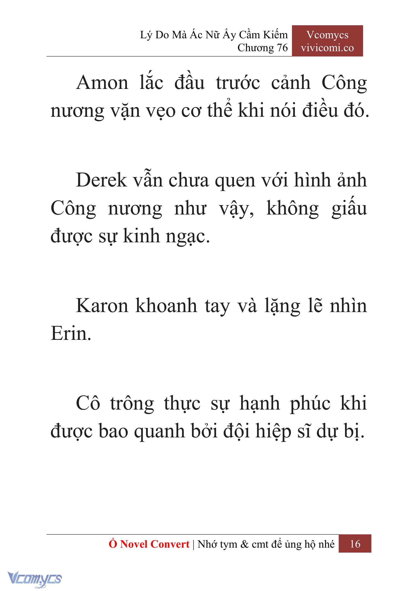 [Novel] Lý Do Mà Ác Nữ Ấy Cầm Kiếm Chapter 76 - Trang 2