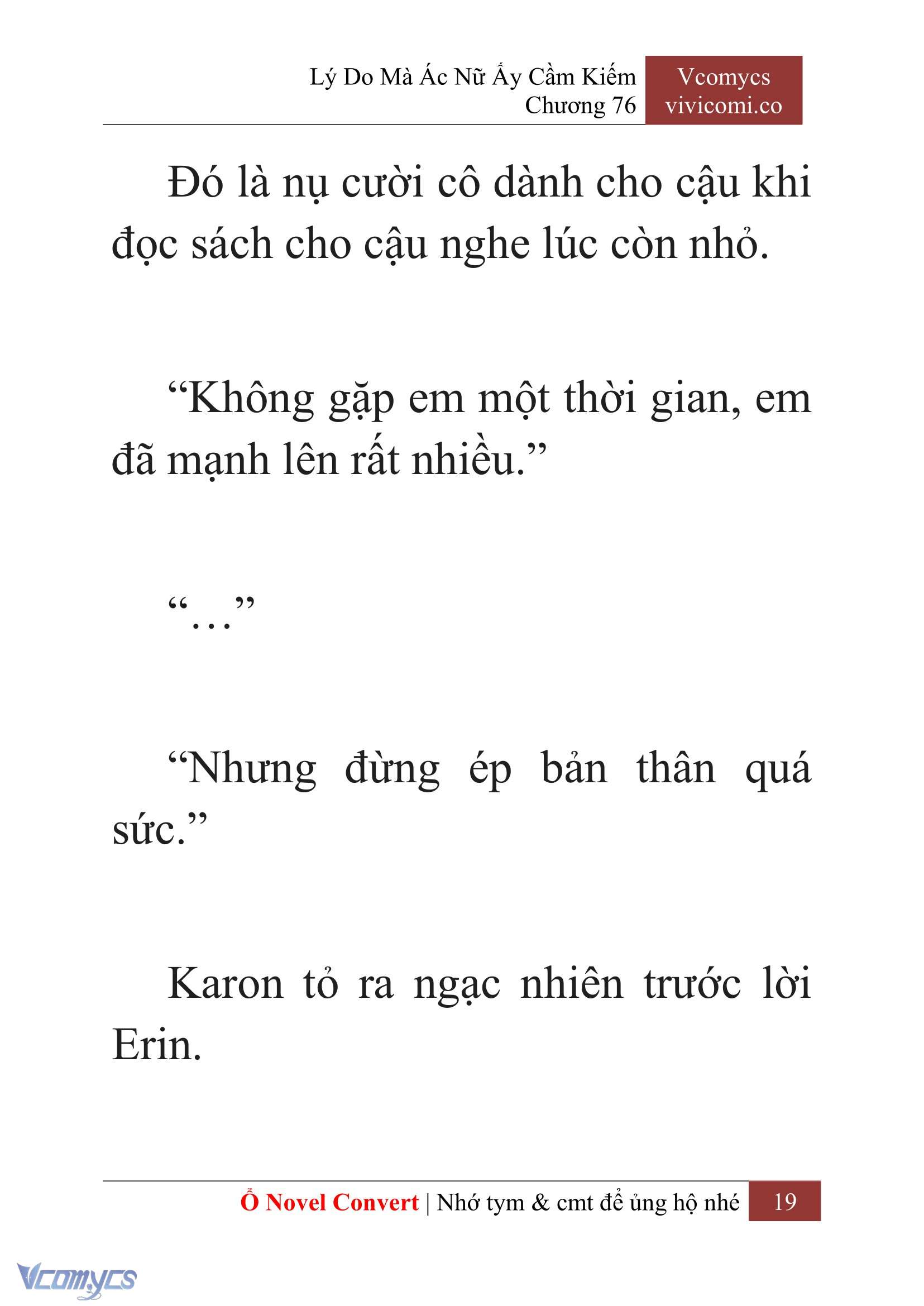 [Novel] Lý Do Mà Ác Nữ Ấy Cầm Kiếm Chapter 76 - Trang 2