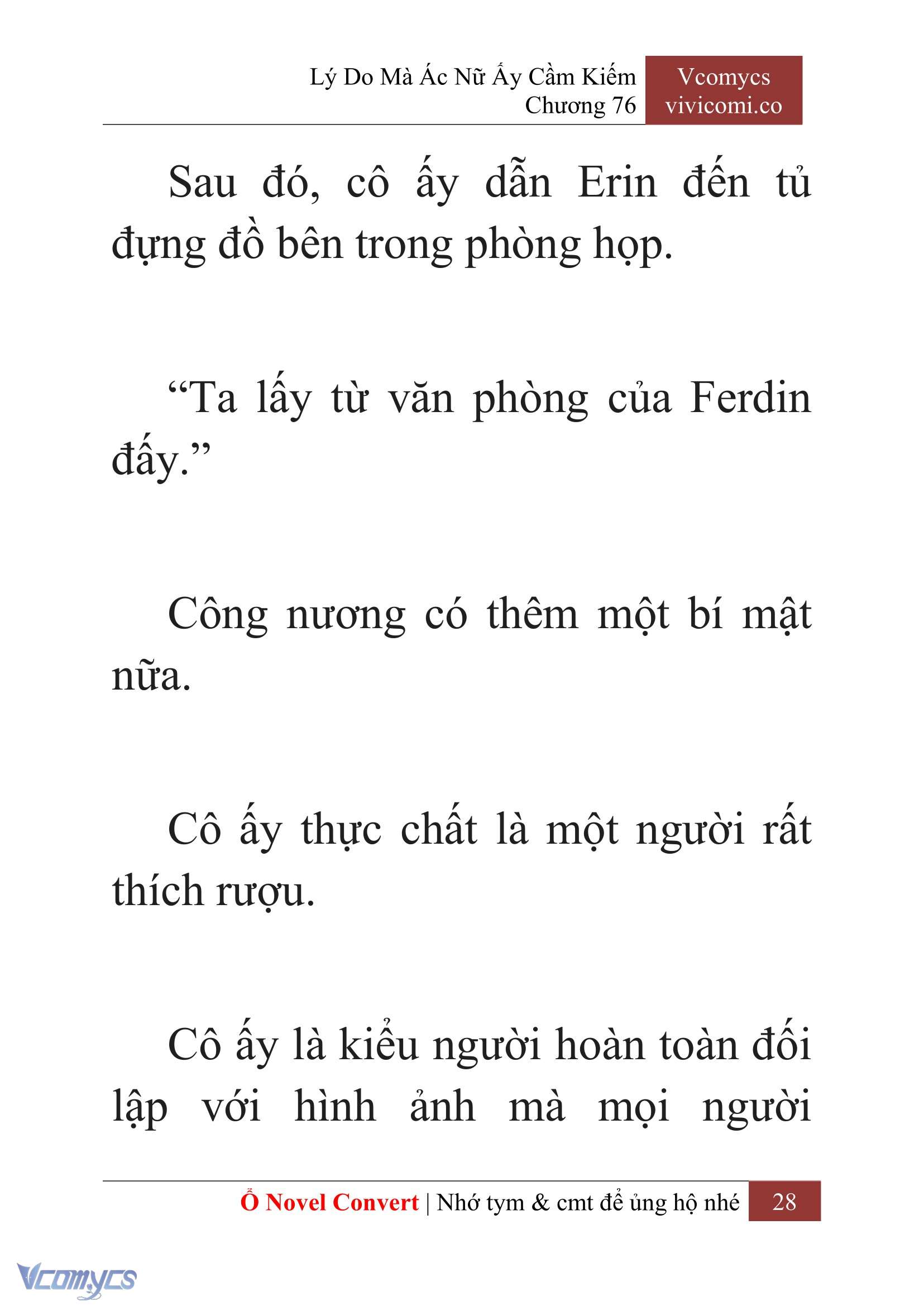 [Novel] Lý Do Mà Ác Nữ Ấy Cầm Kiếm Chapter 76 - Trang 2