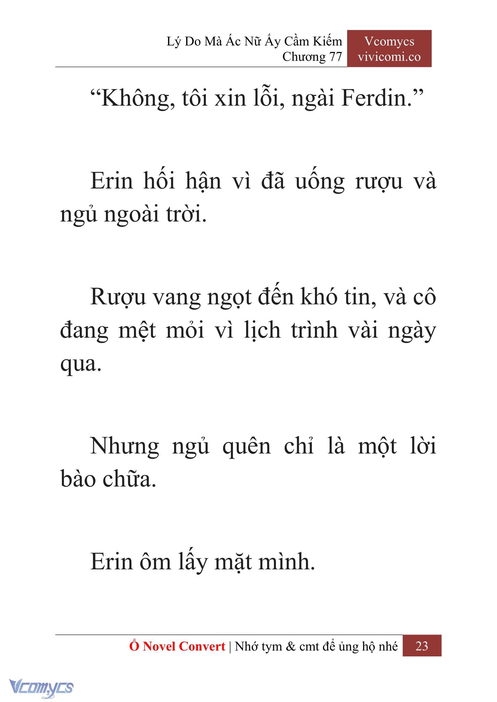 [Novel] Lý Do Mà Ác Nữ Ấy Cầm Kiếm Chapter 77 - Trang 2