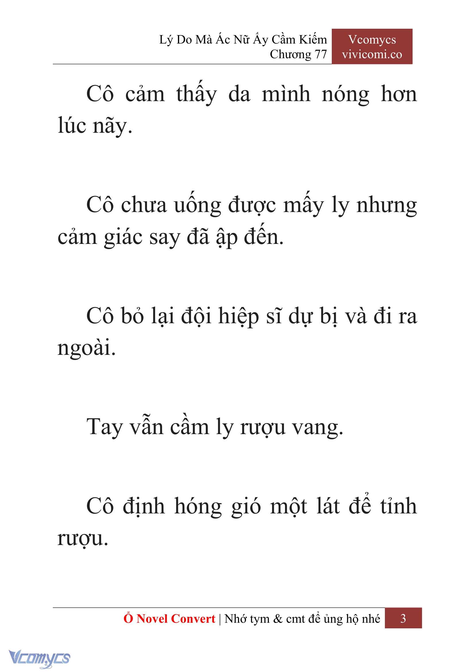 [Novel] Lý Do Mà Ác Nữ Ấy Cầm Kiếm Chapter 77 - Trang 2