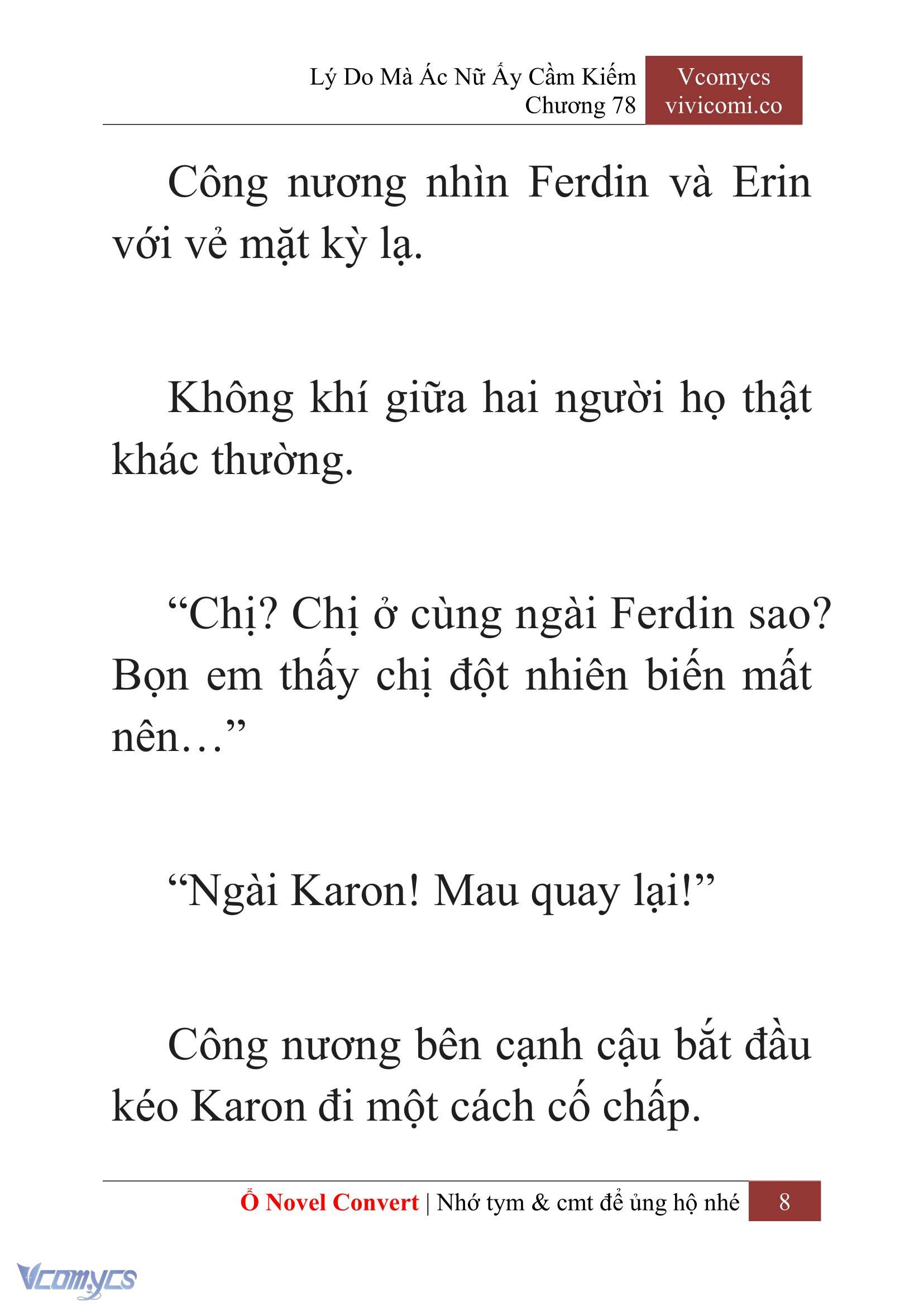 [Novel] Lý Do Mà Ác Nữ Ấy Cầm Kiếm Chapter 78 - Trang 2