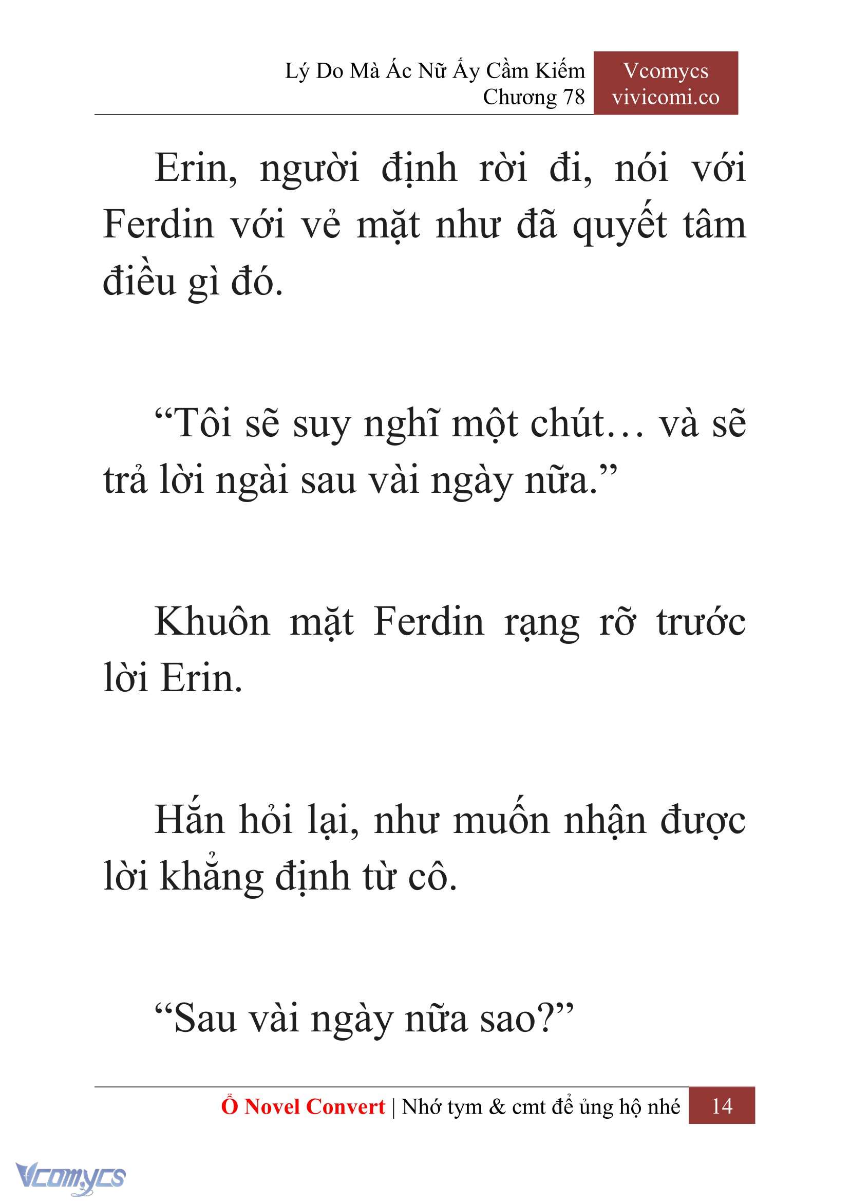 [Novel] Lý Do Mà Ác Nữ Ấy Cầm Kiếm Chapter 78 - Trang 2