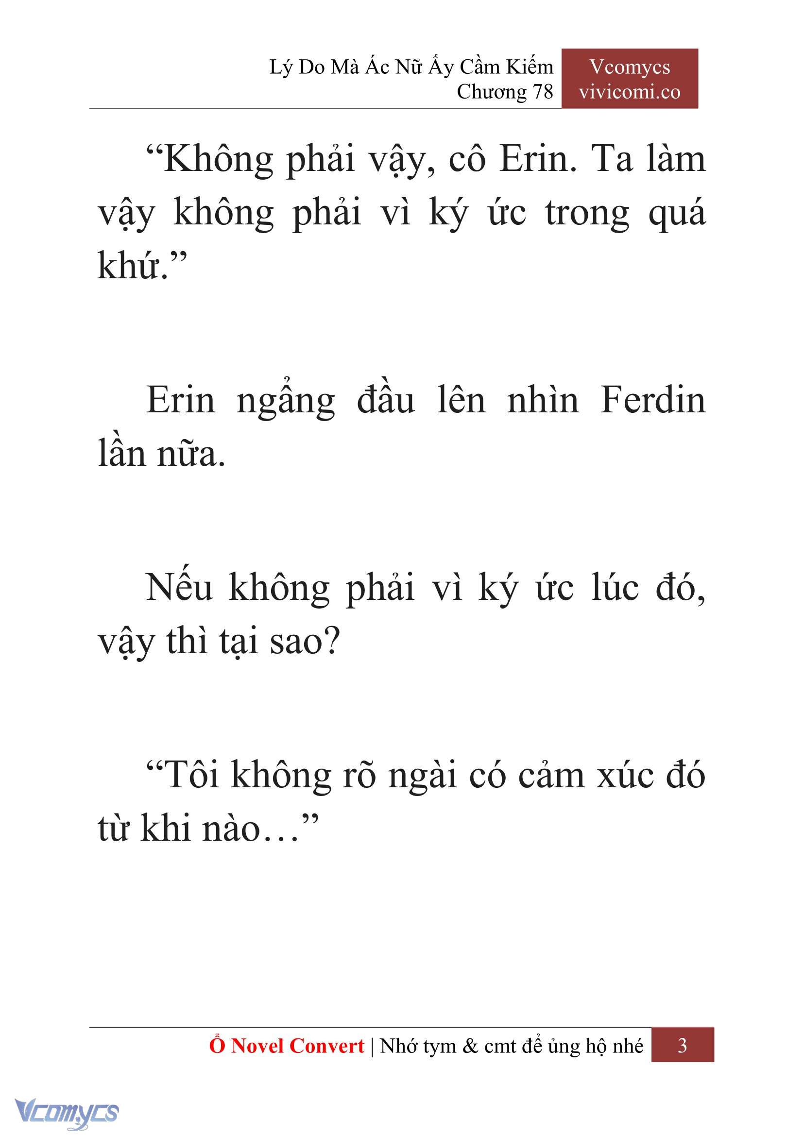 [Novel] Lý Do Mà Ác Nữ Ấy Cầm Kiếm Chapter 78 - Trang 2