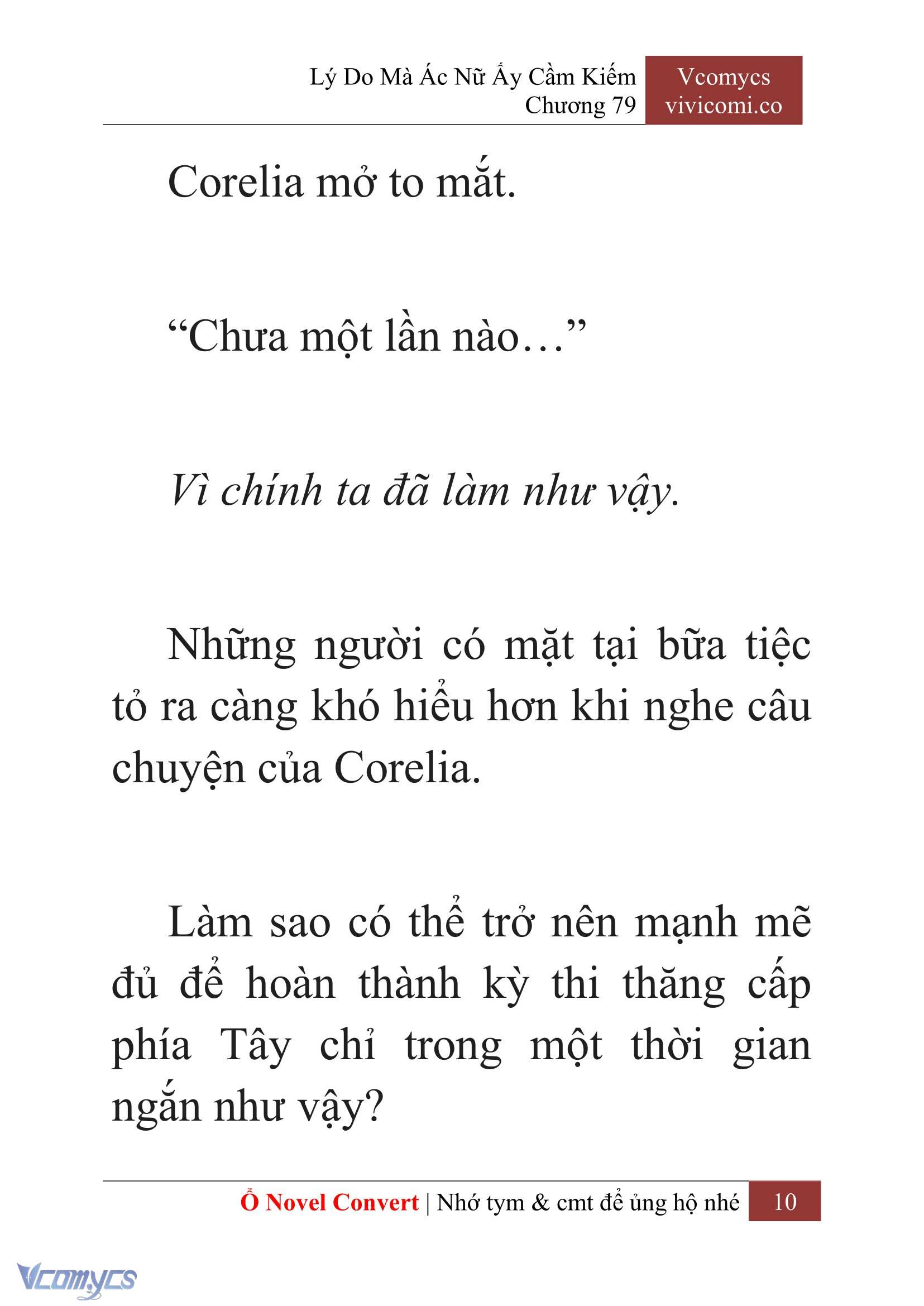 [Novel] Lý Do Mà Ác Nữ Ấy Cầm Kiếm Chapter 79 - Trang 2