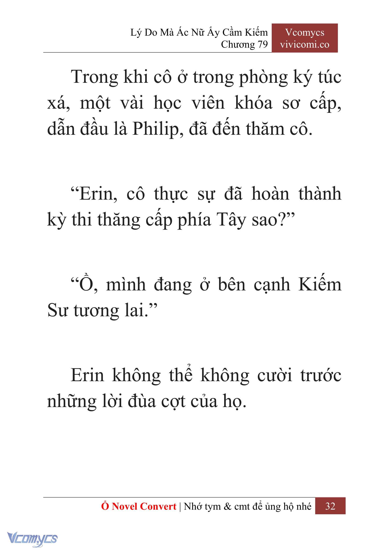 [Novel] Lý Do Mà Ác Nữ Ấy Cầm Kiếm Chapter 79 - Trang 2