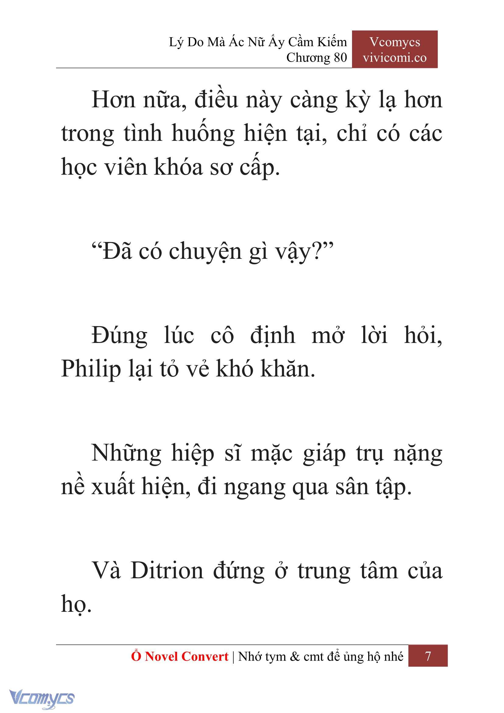 [Novel] Lý Do Mà Ác Nữ Ấy Cầm Kiếm Chapter 80 - Trang 2