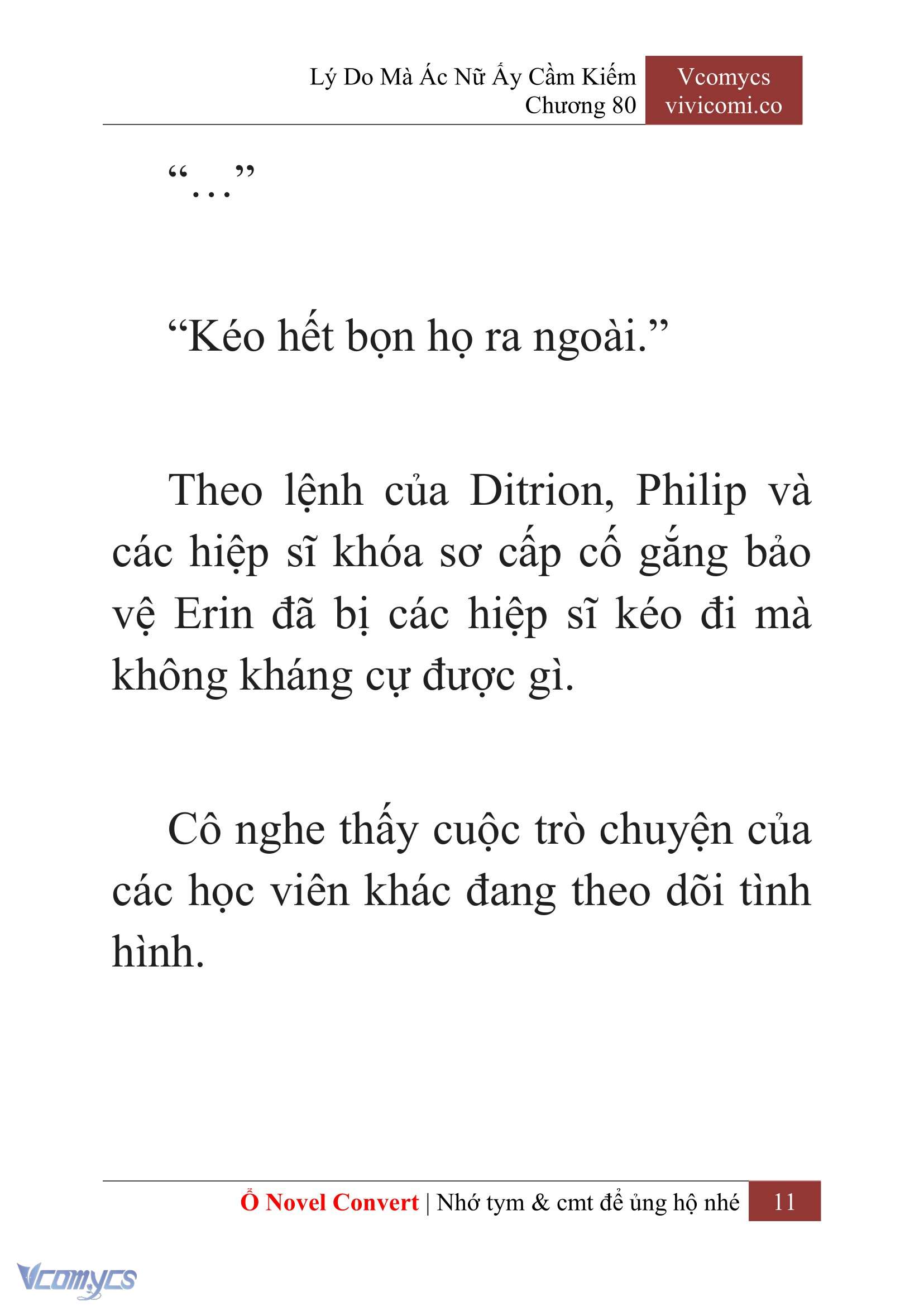 [Novel] Lý Do Mà Ác Nữ Ấy Cầm Kiếm Chapter 80 - Trang 2