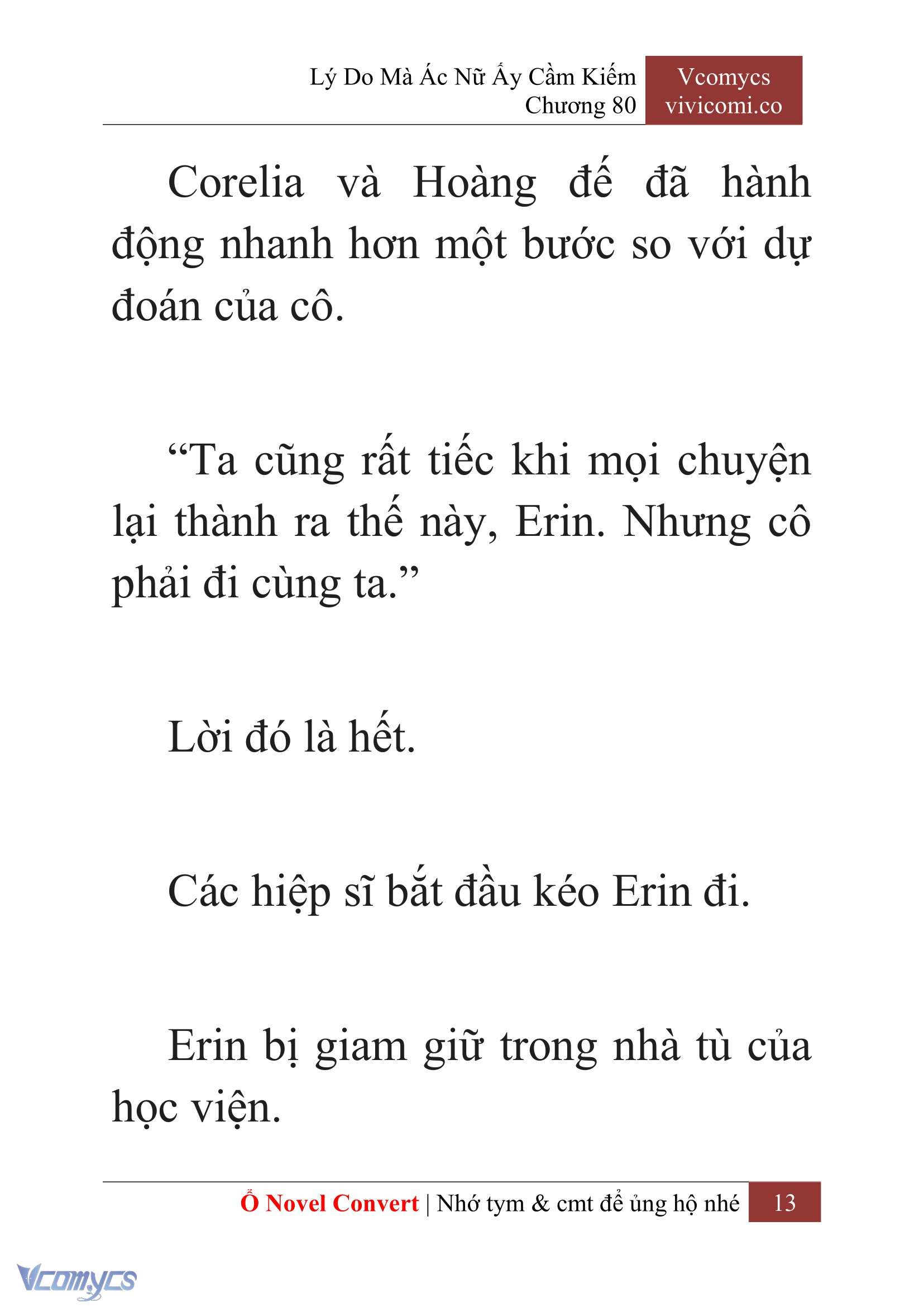 [Novel] Lý Do Mà Ác Nữ Ấy Cầm Kiếm Chapter 80 - Trang 2