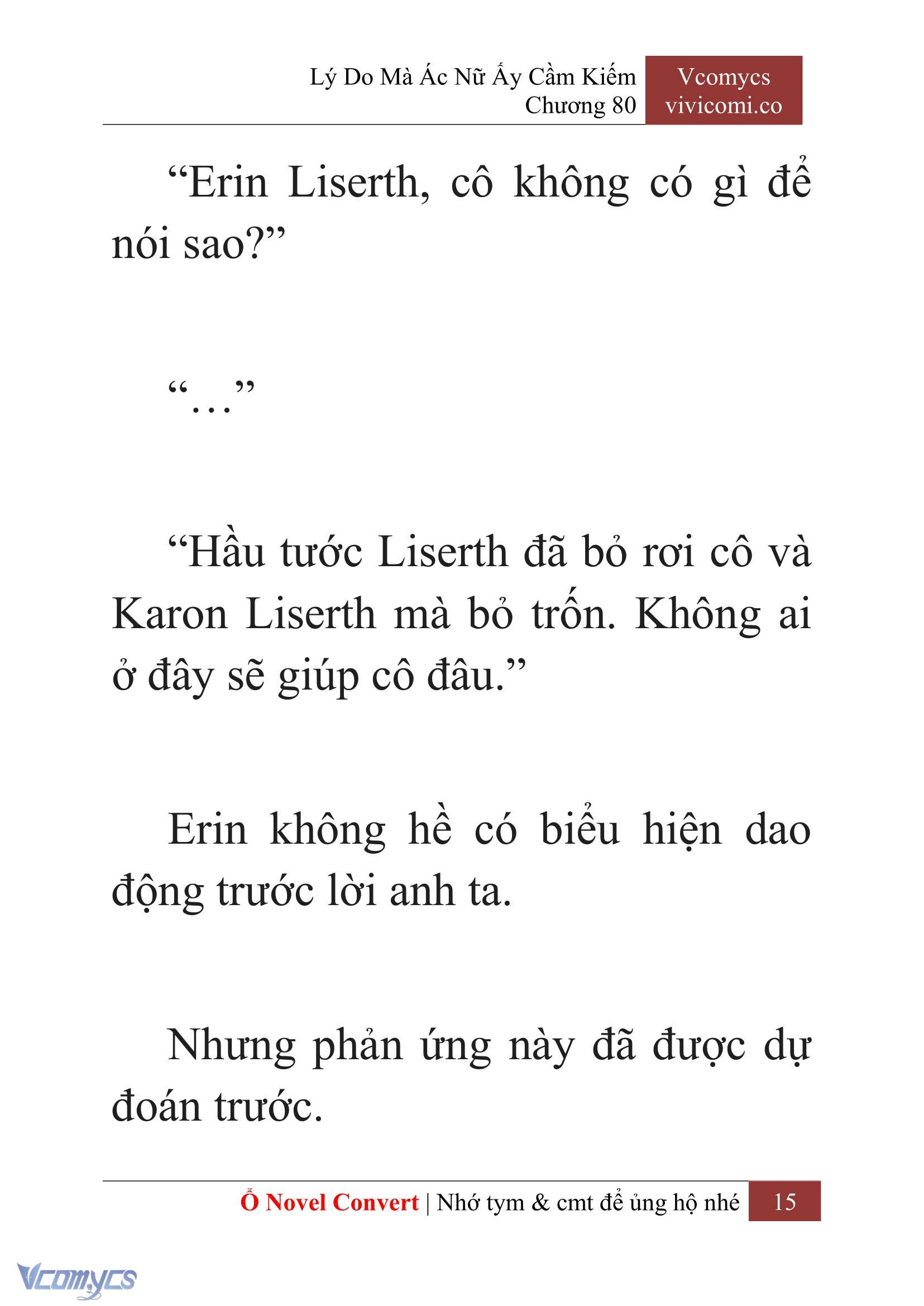 [Novel] Lý Do Mà Ác Nữ Ấy Cầm Kiếm Chapter 80 - Trang 2