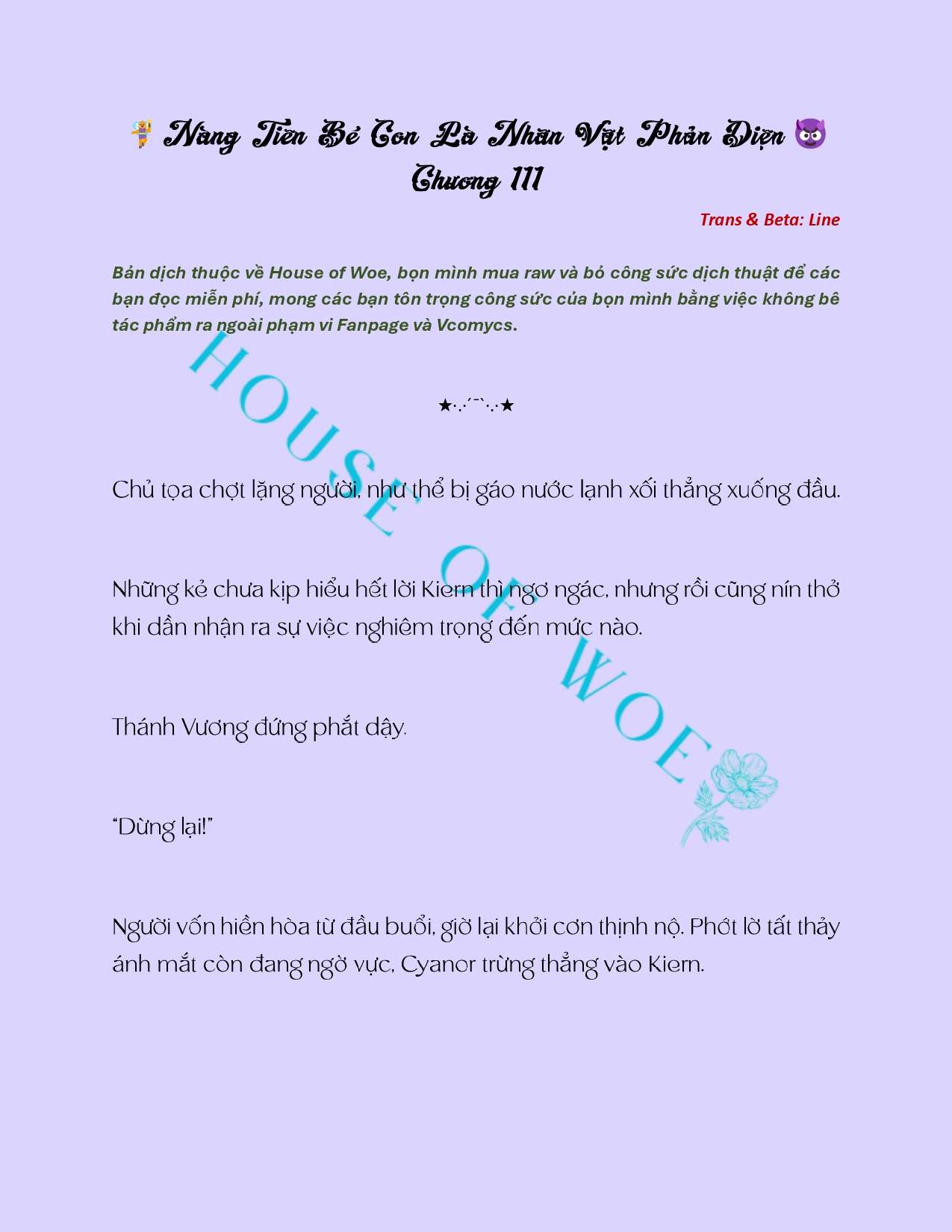 [Novel] Nàng Tiên Bé Con Là Nhân Vật Phản Diện Chapter 111 - Trang 2