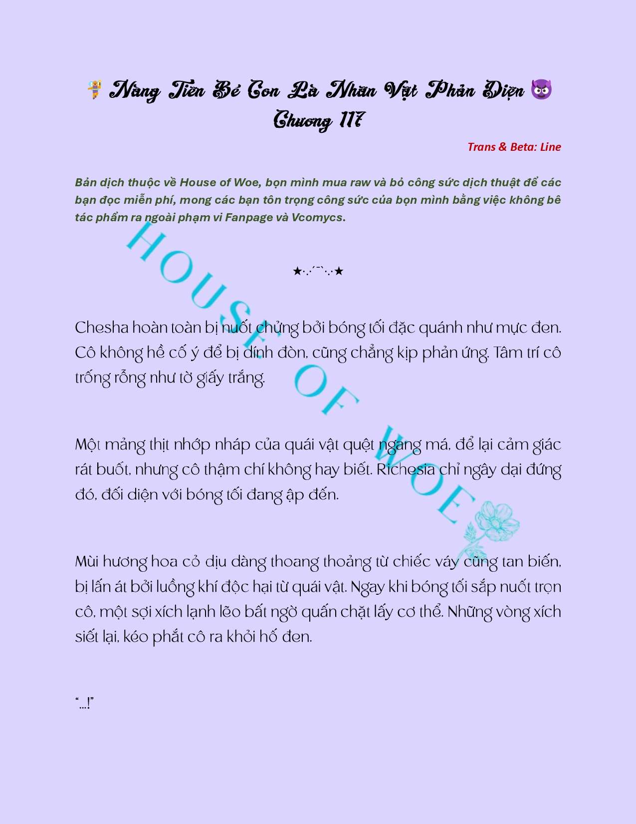 [Novel] Nàng Tiên Bé Con Là Nhân Vật Phản Diện Chapter 117 - Trang 2