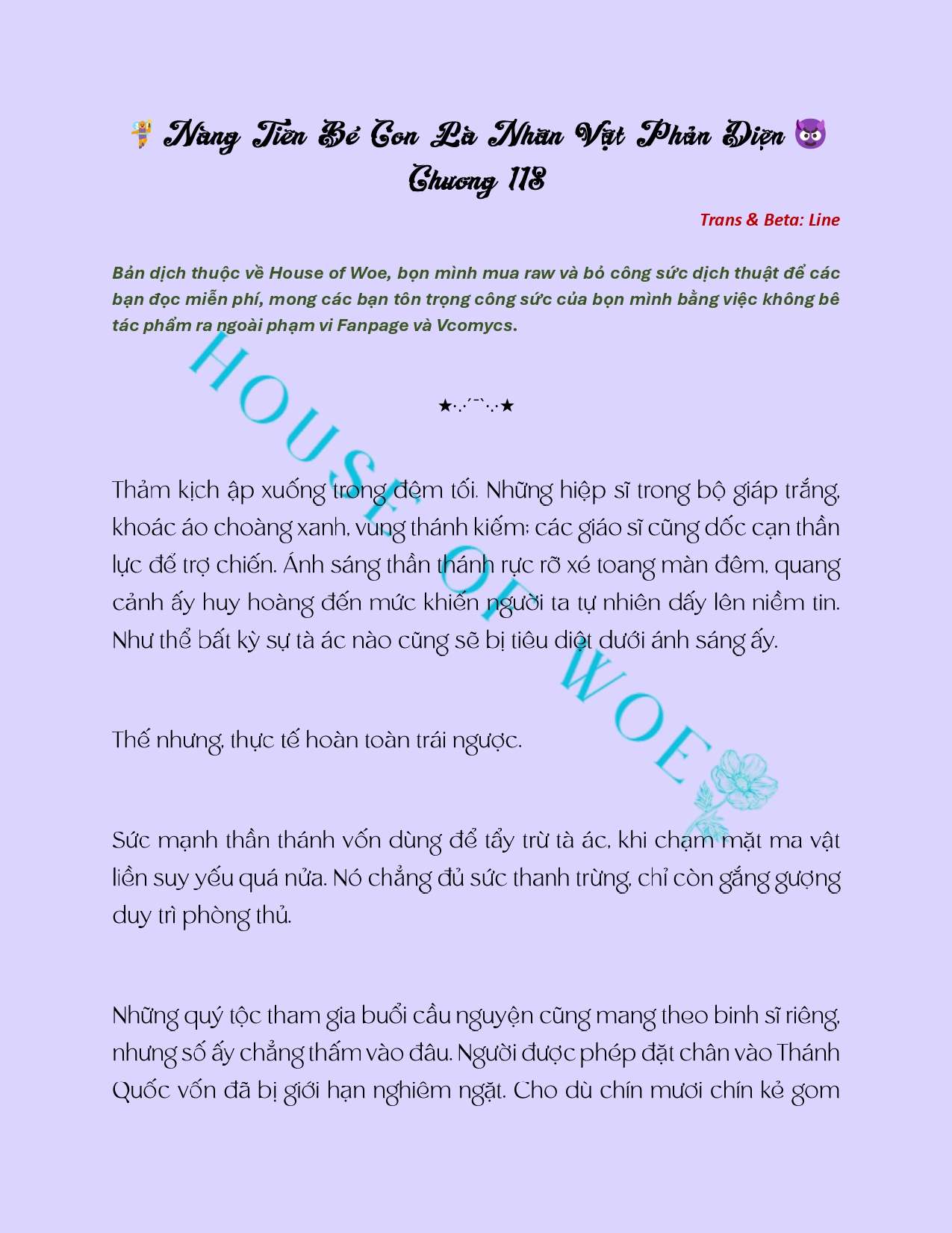 [Novel] Nàng Tiên Bé Con Là Nhân Vật Phản Diện Chapter 118 - Trang 2