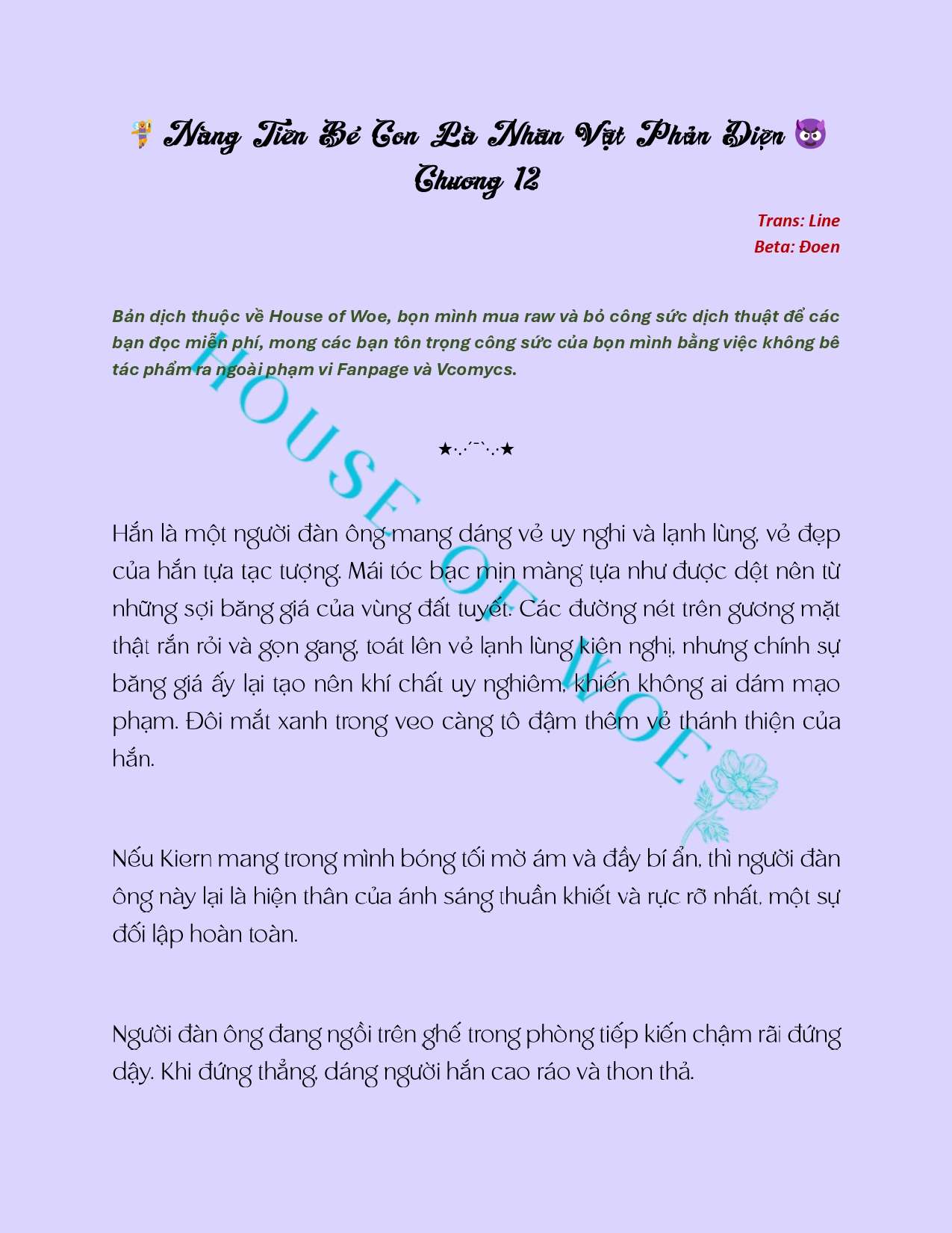 [Novel] Nàng Tiên Bé Con Là Nhân Vật Phản Diện Chapter 12 - Trang 2