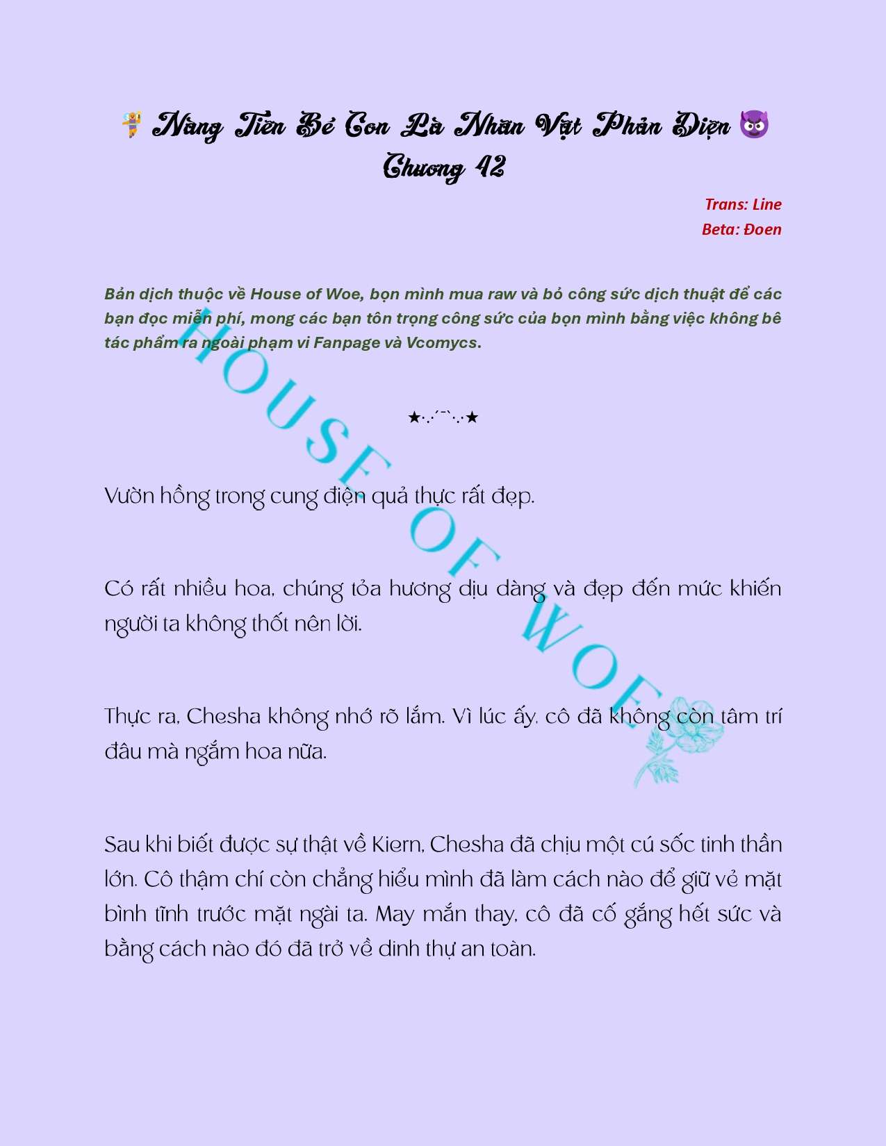 [Novel] Nàng Tiên Bé Con Là Nhân Vật Phản Diện Chapter 42 - Trang 2