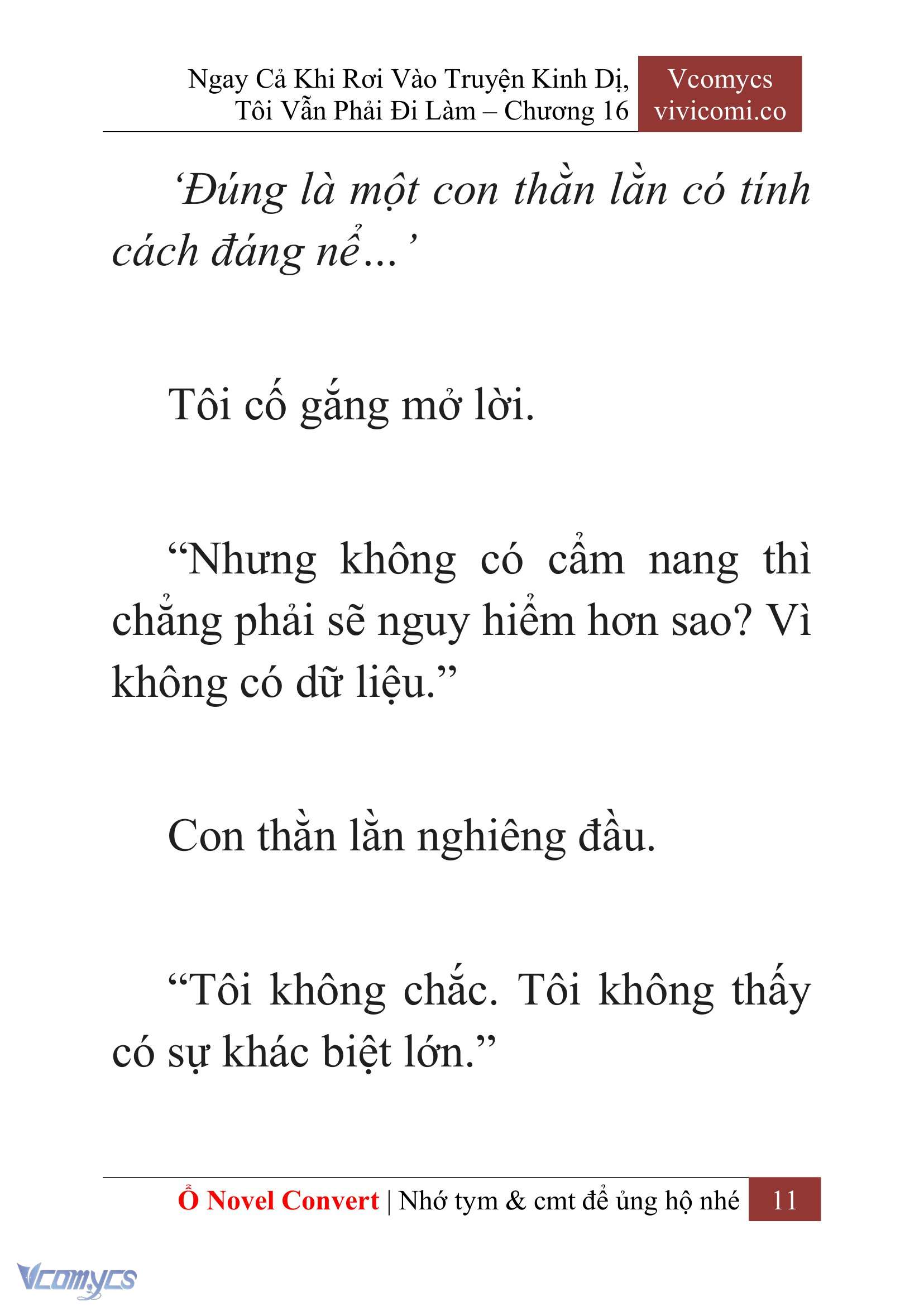 [Novel] Ngay Cả Khi Rơi Vào Truyện Kinh Dị, Tôi Vẫn Phải Đi Làm Chapter 16 - Trang 2