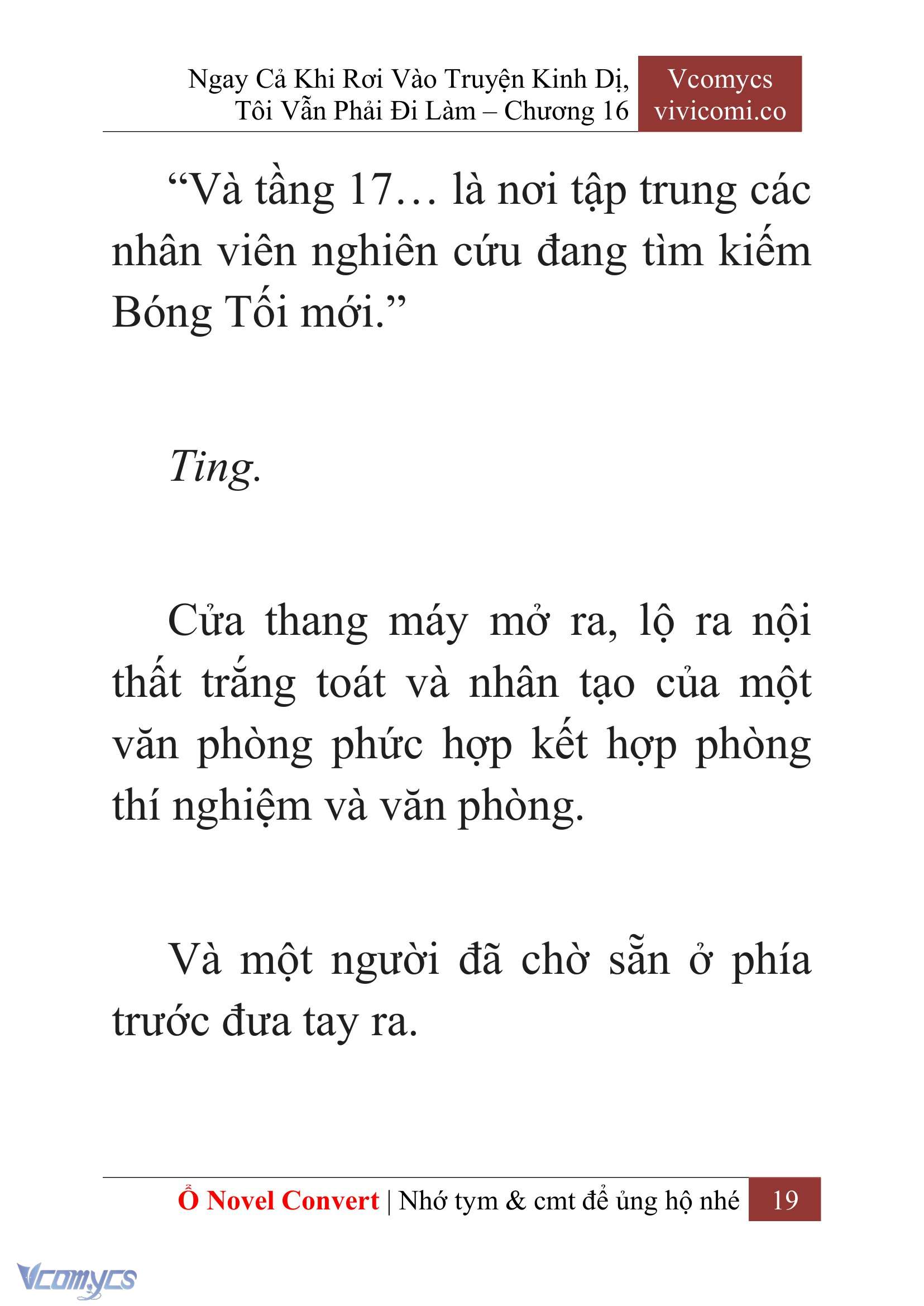 [Novel] Ngay Cả Khi Rơi Vào Truyện Kinh Dị, Tôi Vẫn Phải Đi Làm Chapter 16 - Trang 2