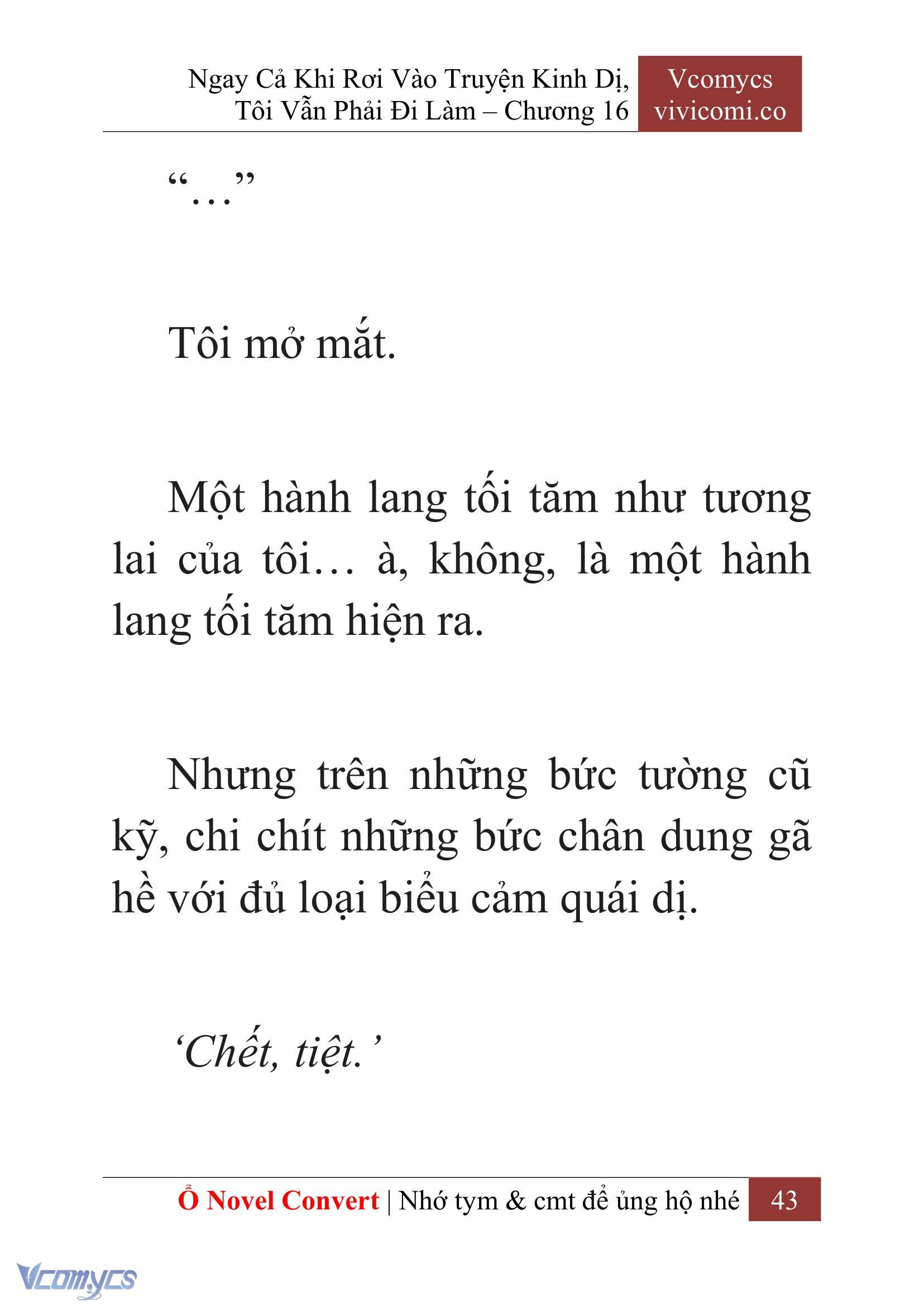 [Novel] Ngay Cả Khi Rơi Vào Truyện Kinh Dị, Tôi Vẫn Phải Đi Làm Chapter 16 - Trang 2