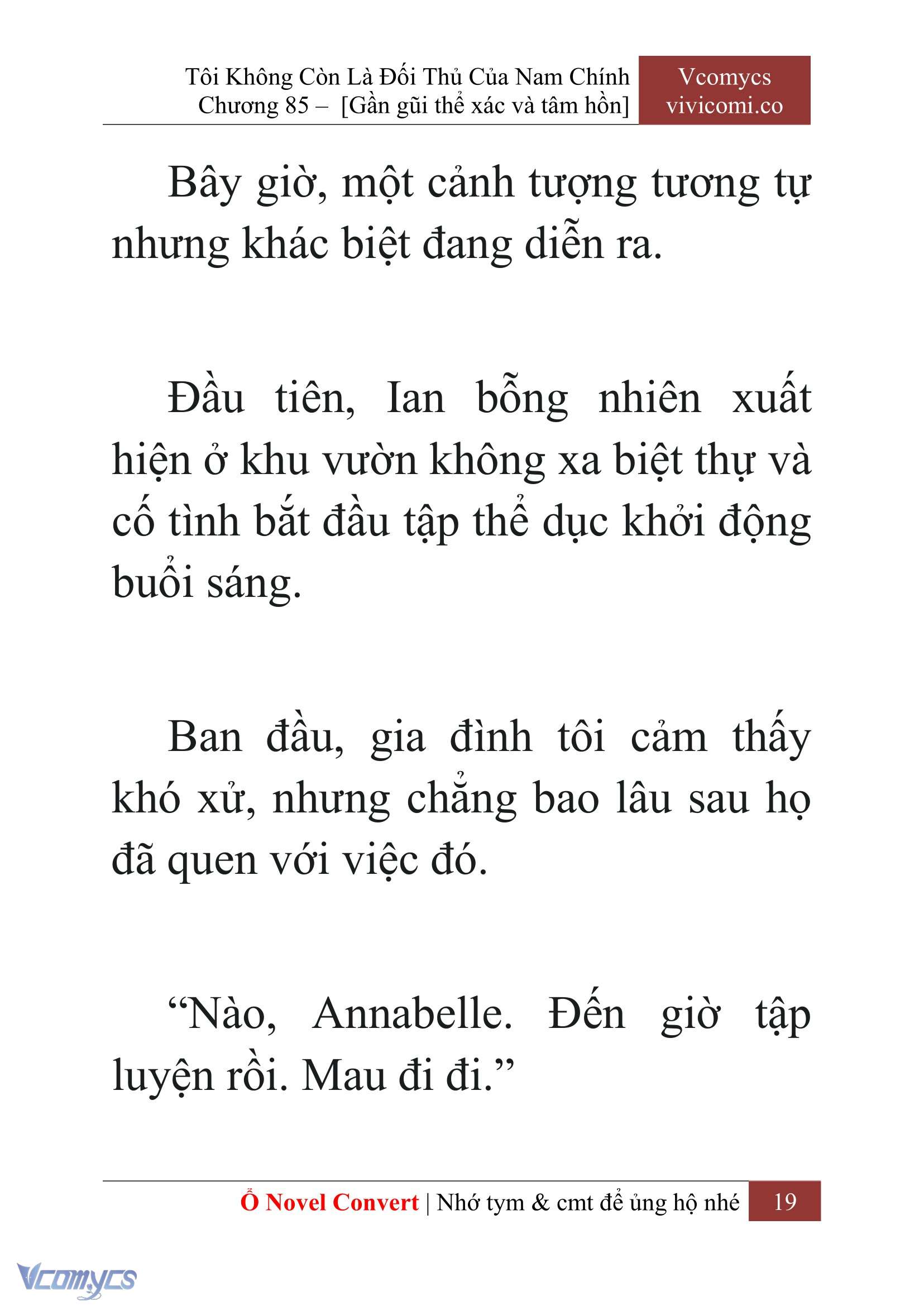 [Novel] Tôi Không Còn Là Đối Thủ Của Nam Chính Chapter 85 - Trang 2