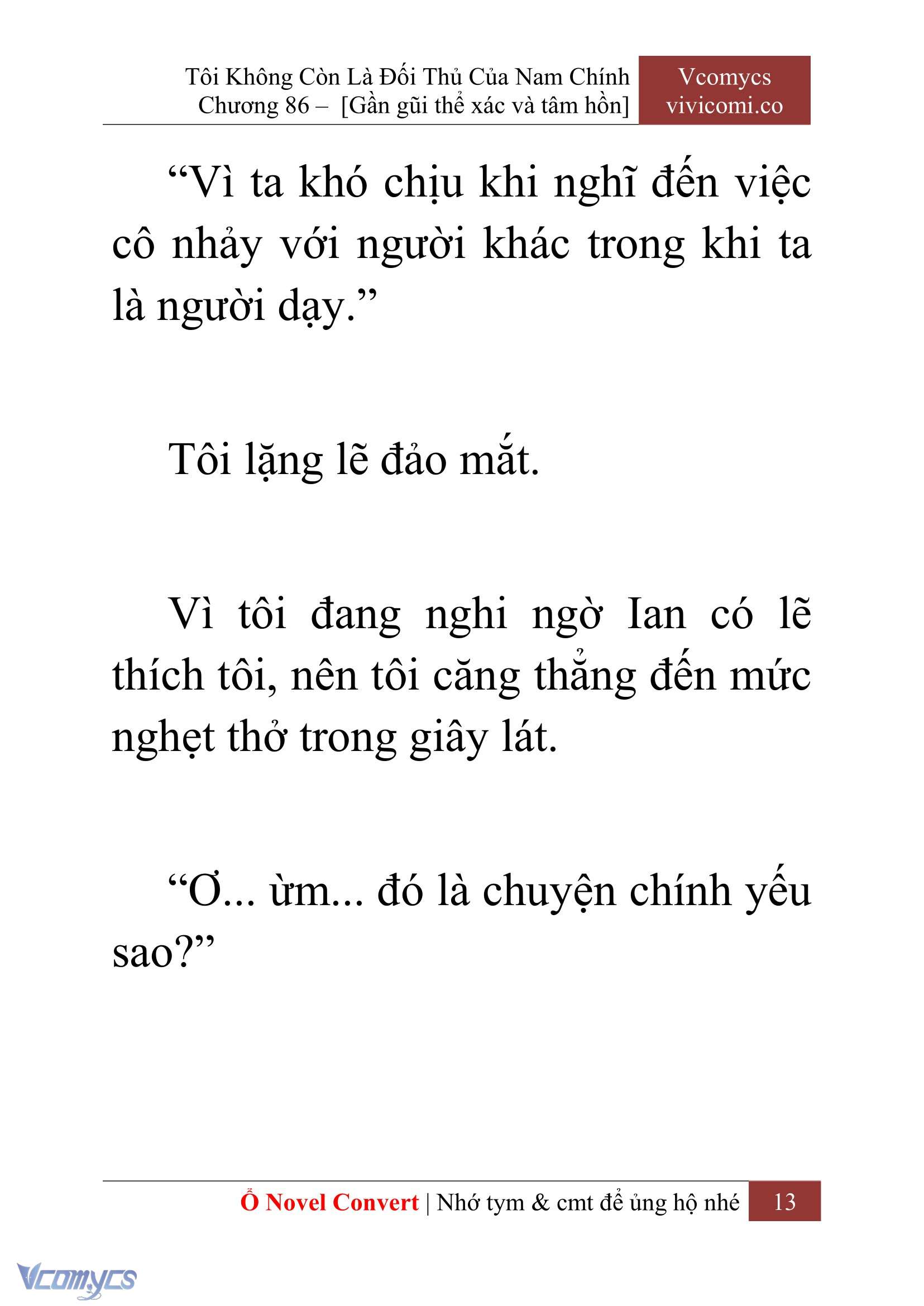 [Novel] Tôi Không Còn Là Đối Thủ Của Nam Chính Chapter 86 - Trang 2